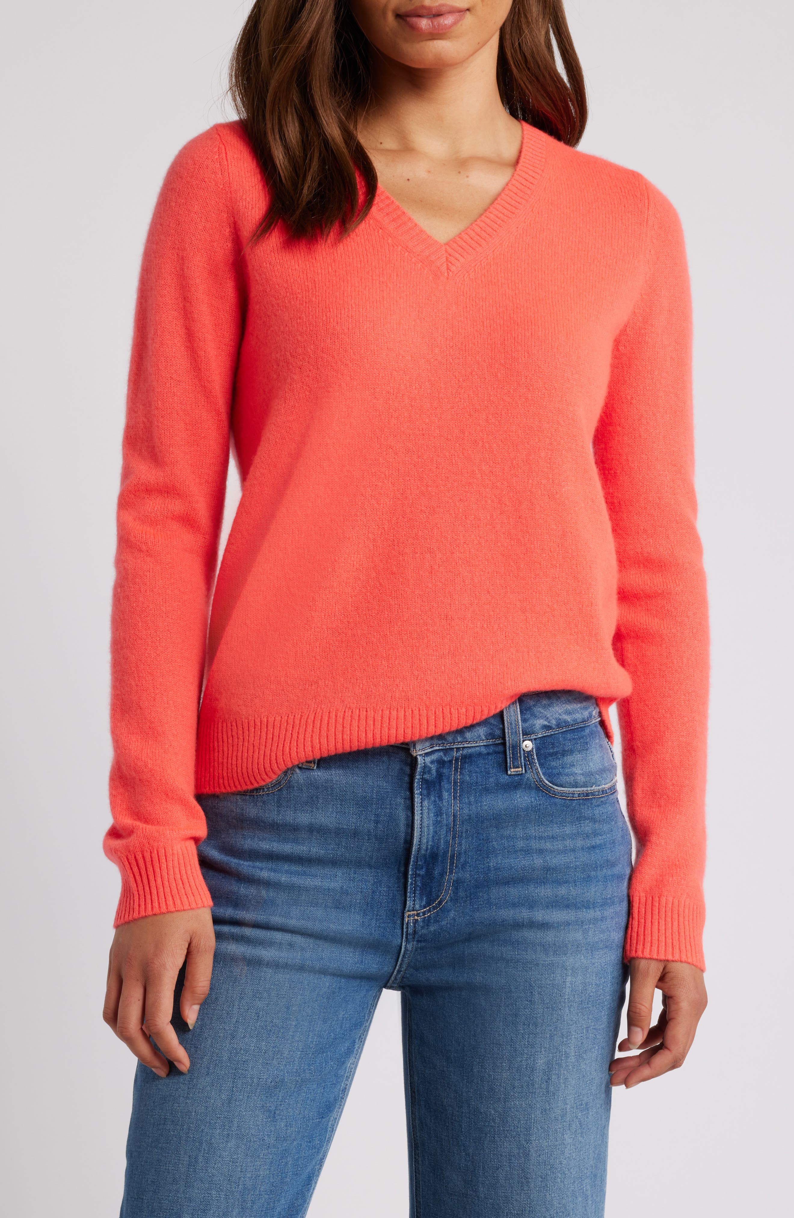 Women's All-match Cashmere V-neck Sweater