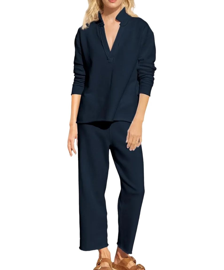 Women Tracksuits 2 Piece Set Pullover Sweatshirt