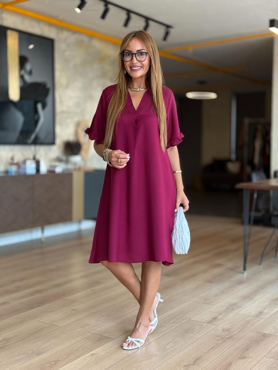 Women's Solid Color Flowy Casual Summer Dresses