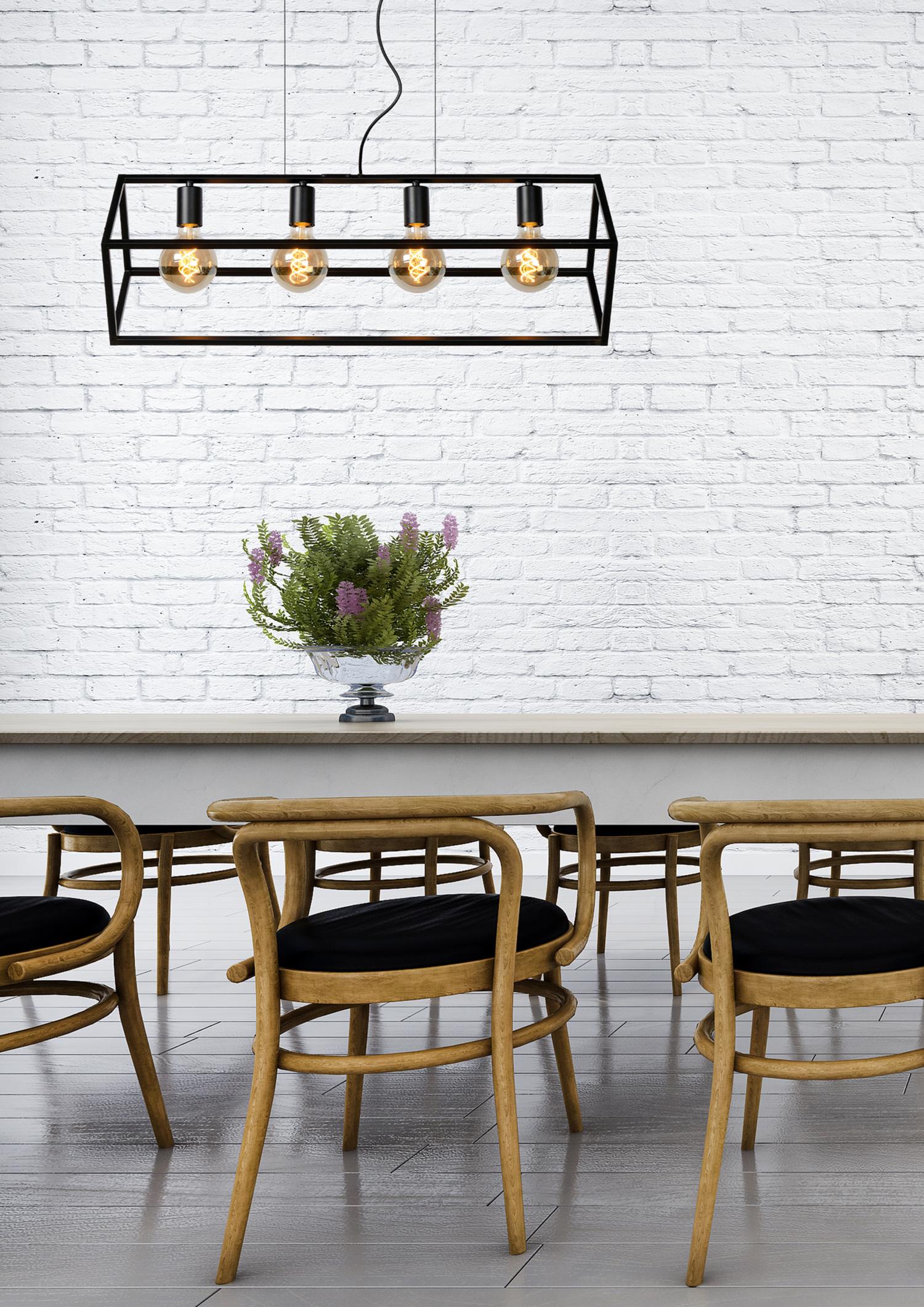 Fabian Ceiling Lights - Matt Black