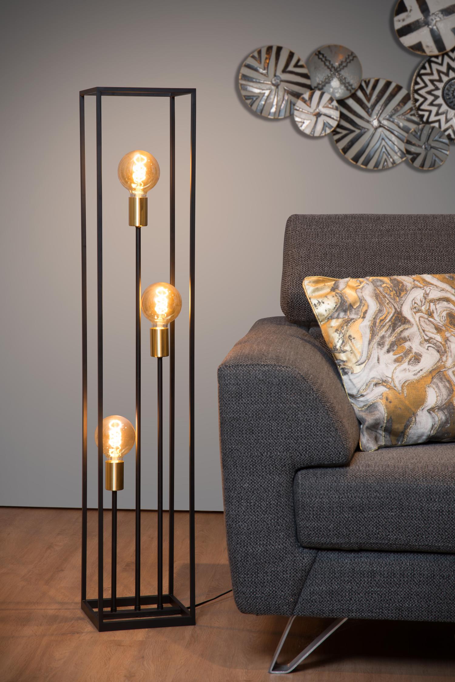 Ruben Floor Lamp - Matt Black