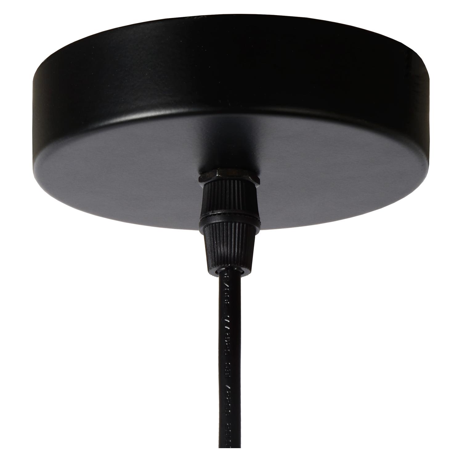 Orrin Ceiling Lights - Matt Black/Black Mesh