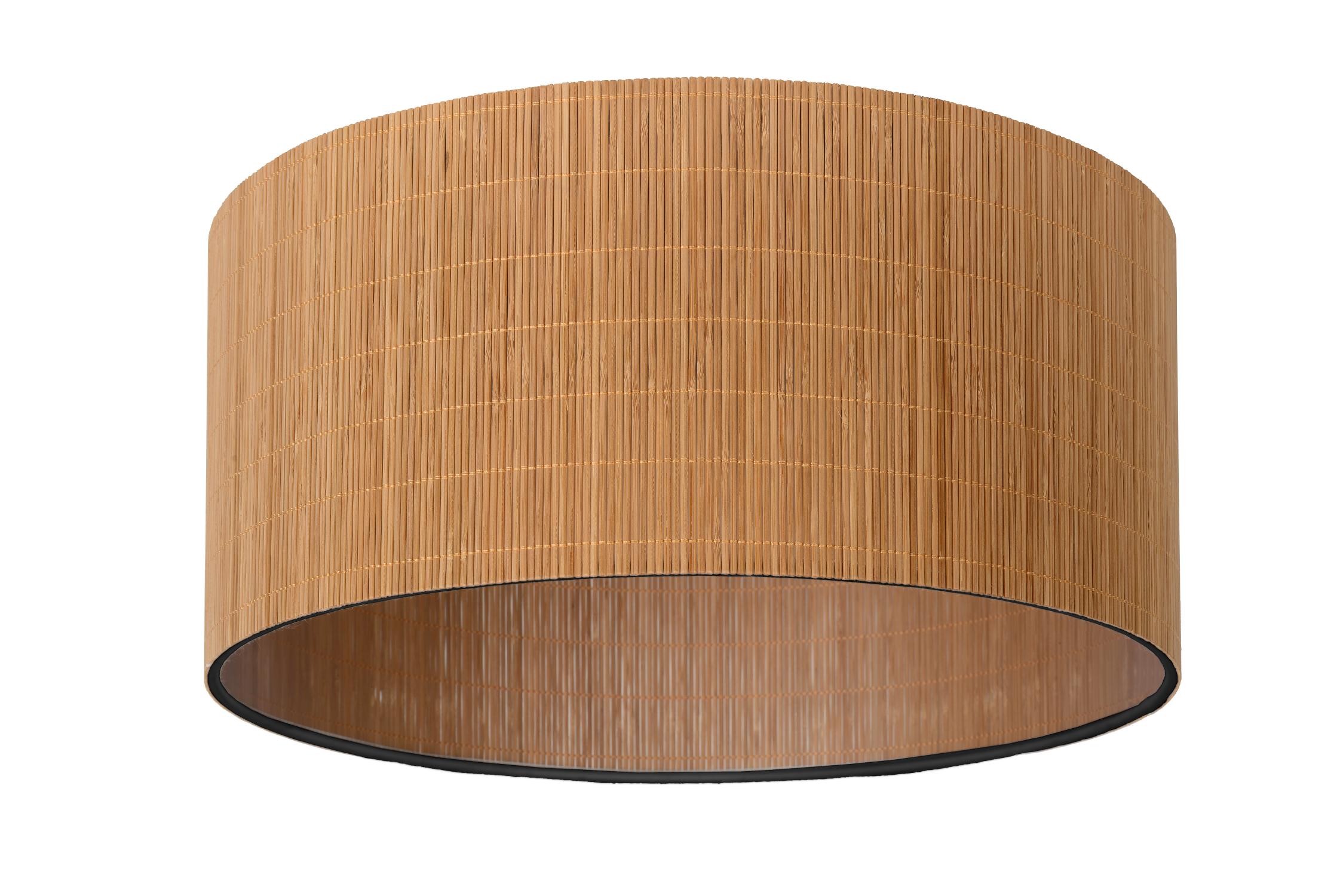 Magius Ceiling Lights - Matt Black/Natural Rattan