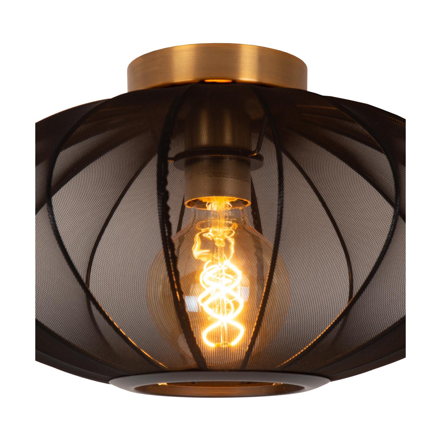 Corina Ceiling Lights - Matt Black/Smoked Black