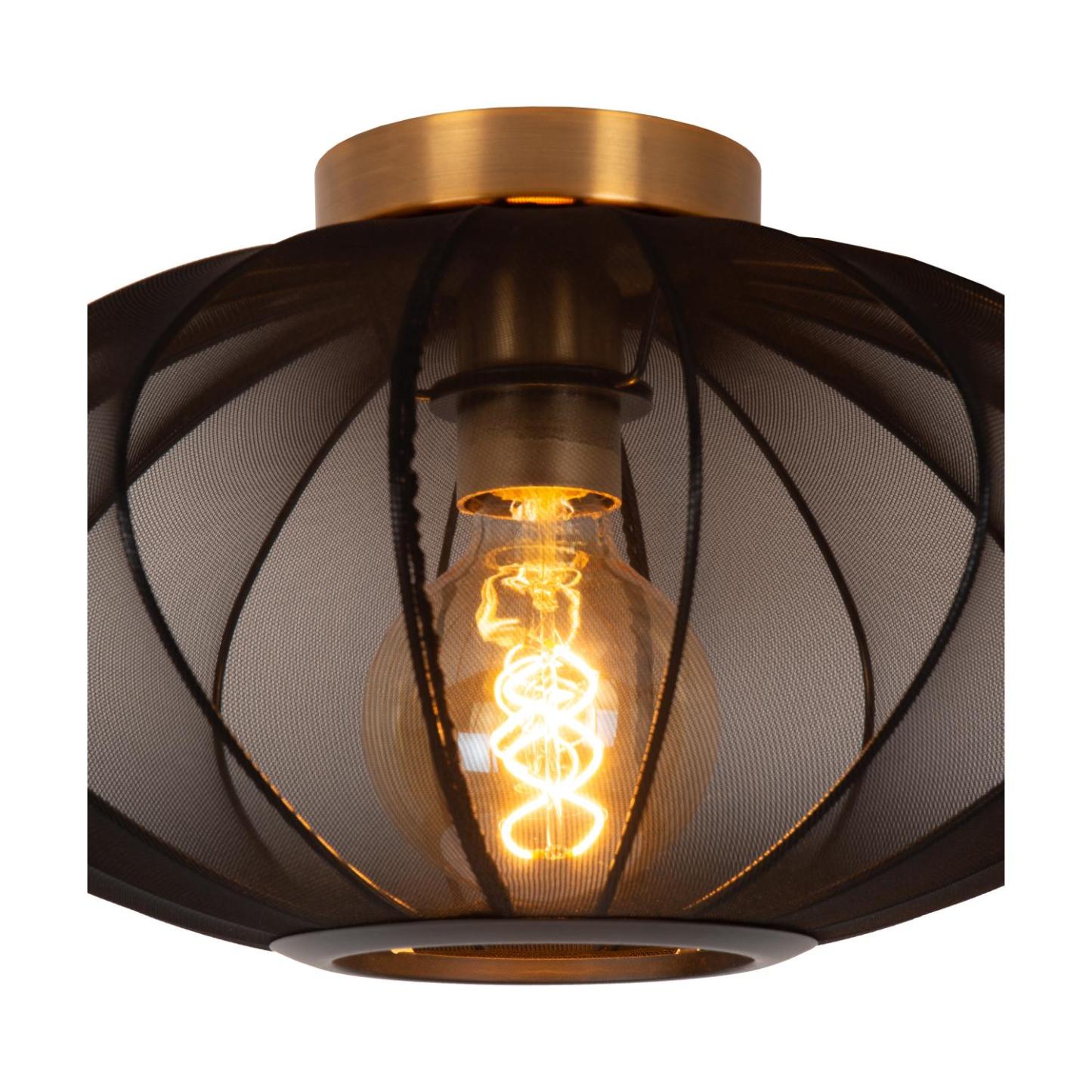 Corina Ceiling Lights - Matt Black/Smoked Black