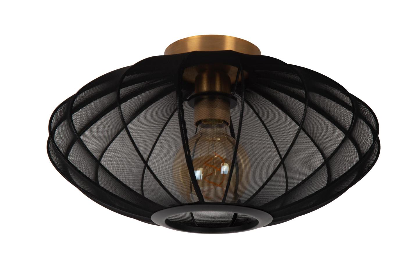 Corina Ceiling Lights - Matt Black/Smoked Black