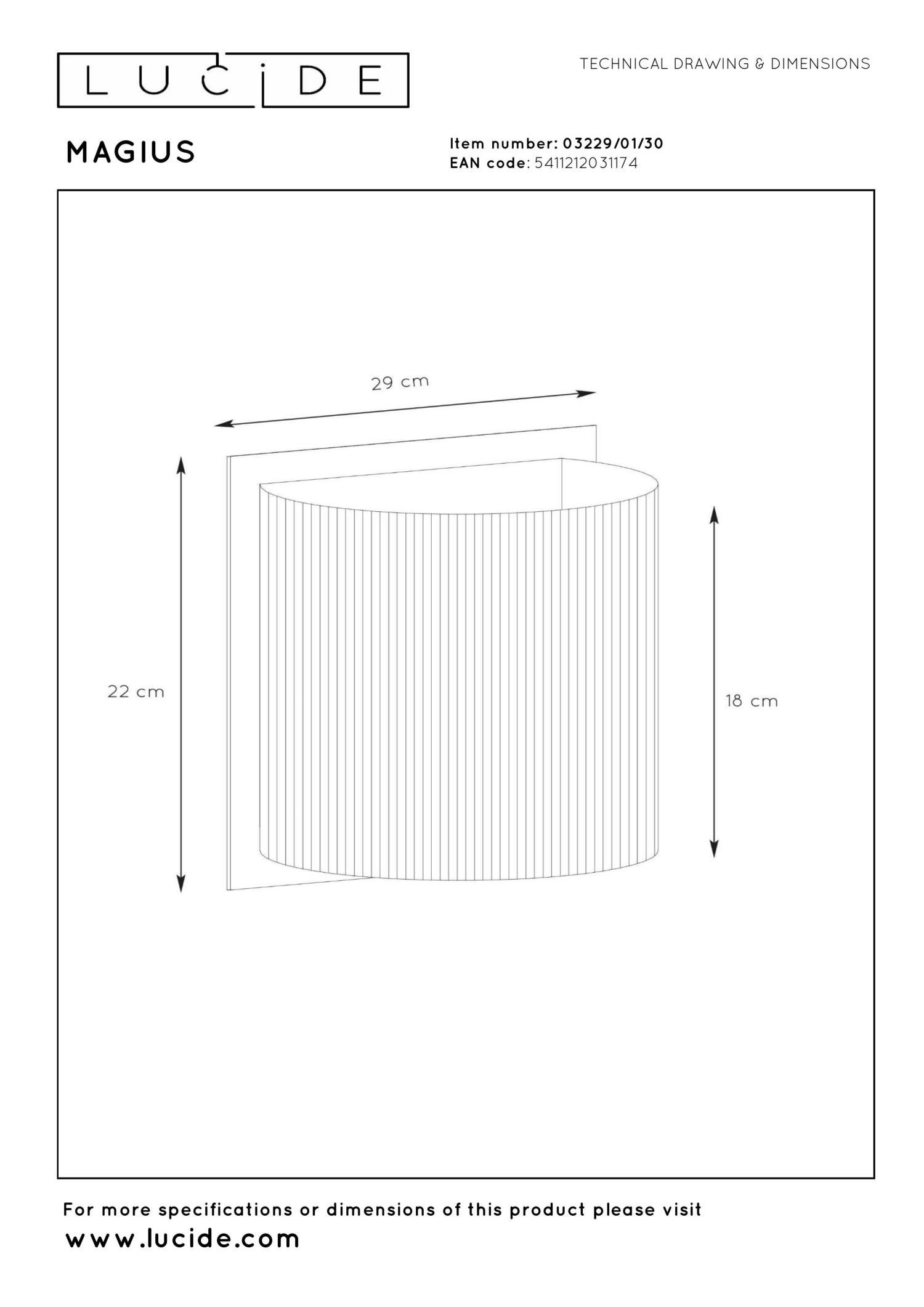 Magius Wall Lights - Matt Black/Natural Rattan