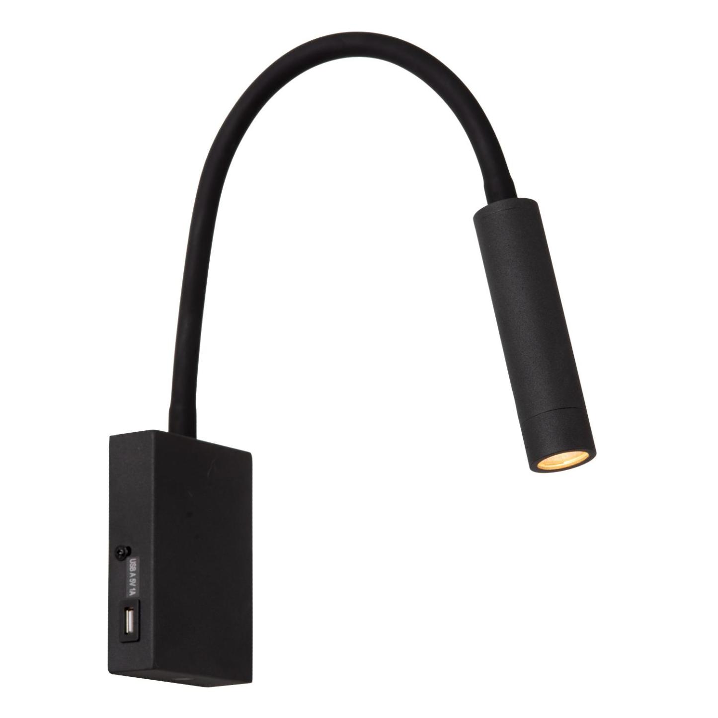 Alec Wall Lights - Matt Black/Clear Glass