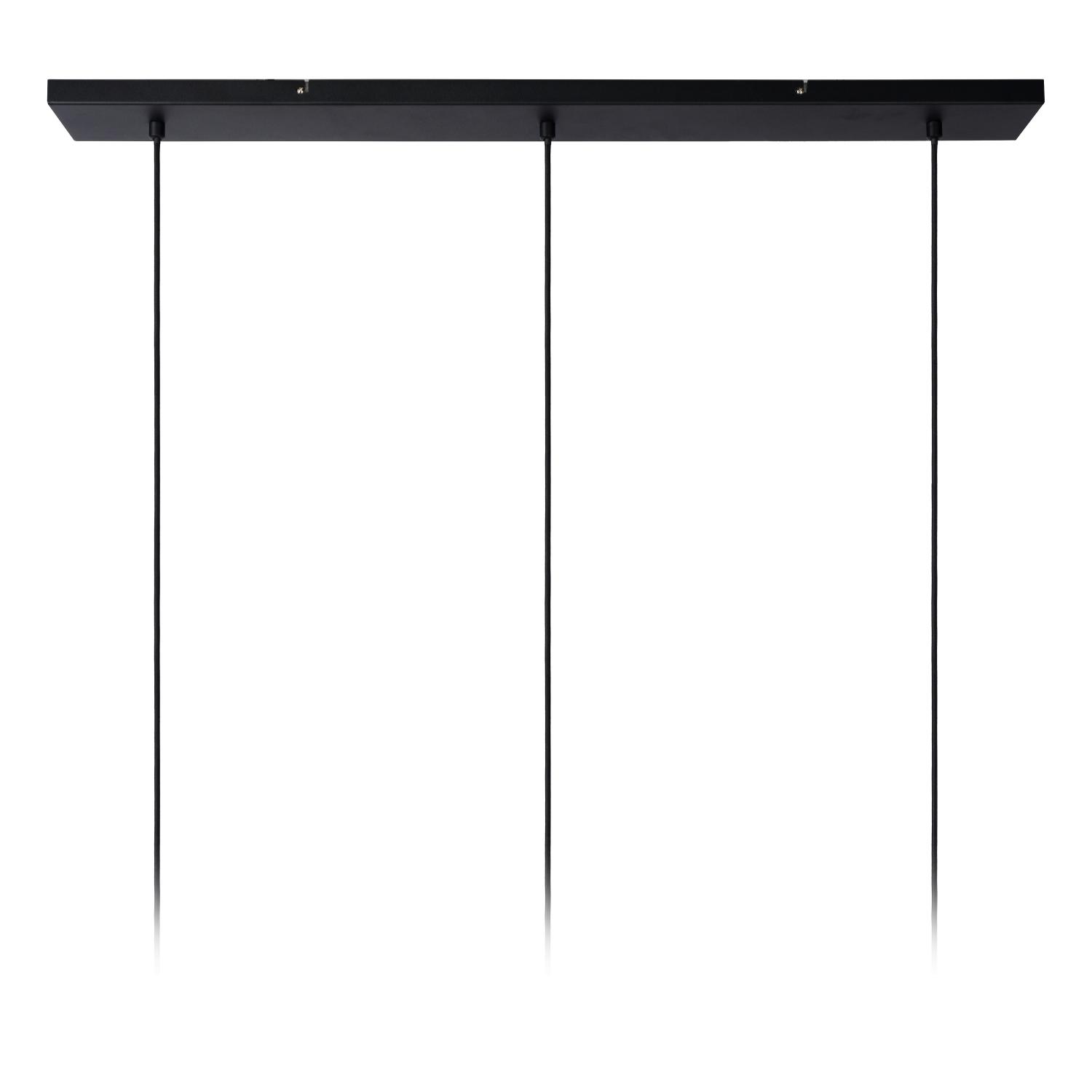 Magius Ceiling Lights - Matt Black/Natural Rattan