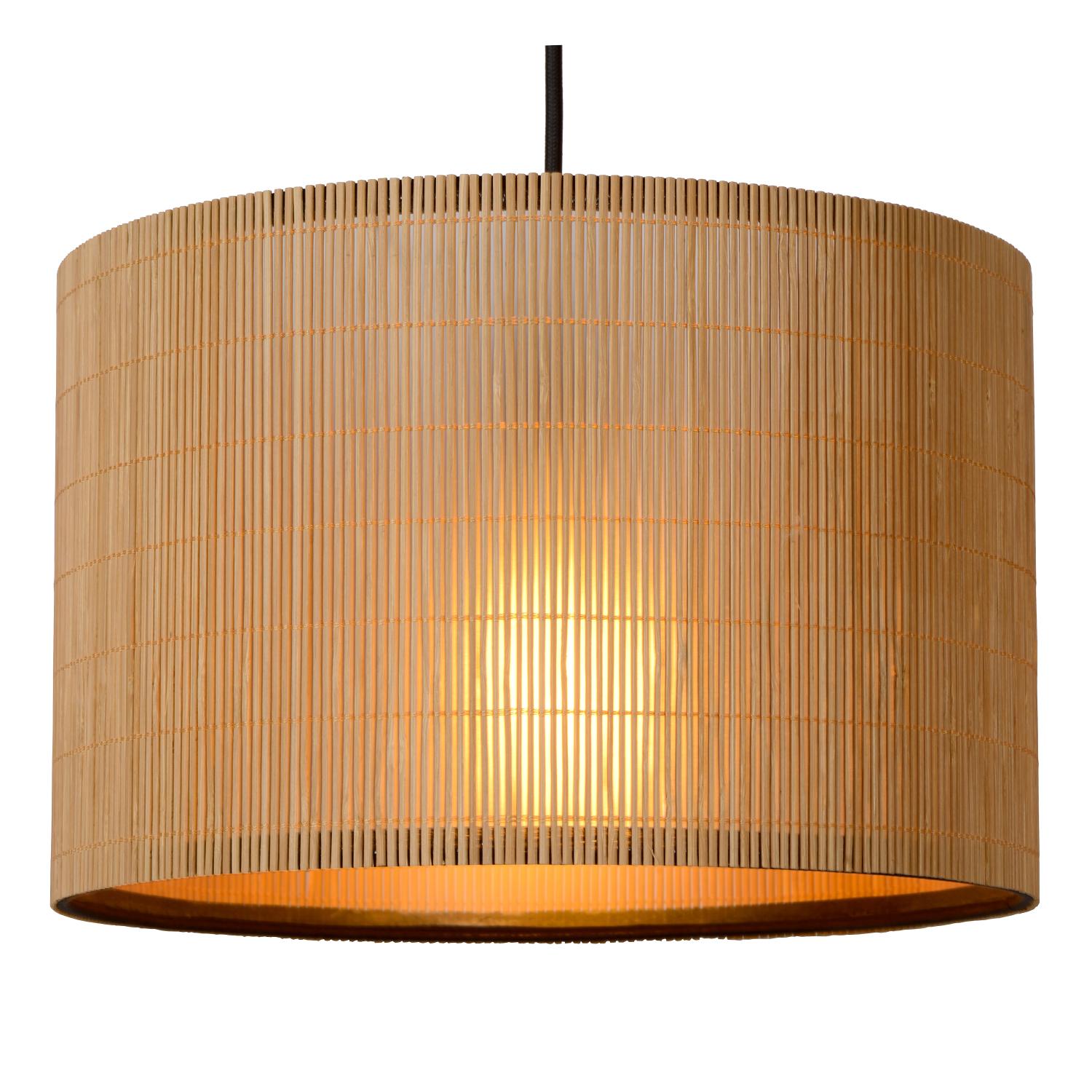 Magius Ceiling Lights - Matt Black/Natural Rattan