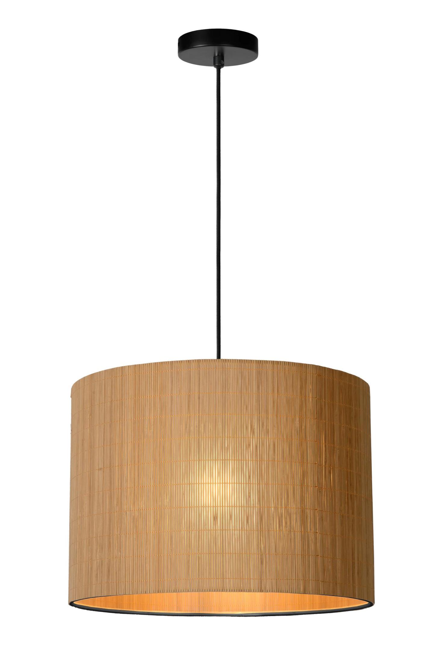 Magius Ceiling Lights - Matt Black/Natural Rattan