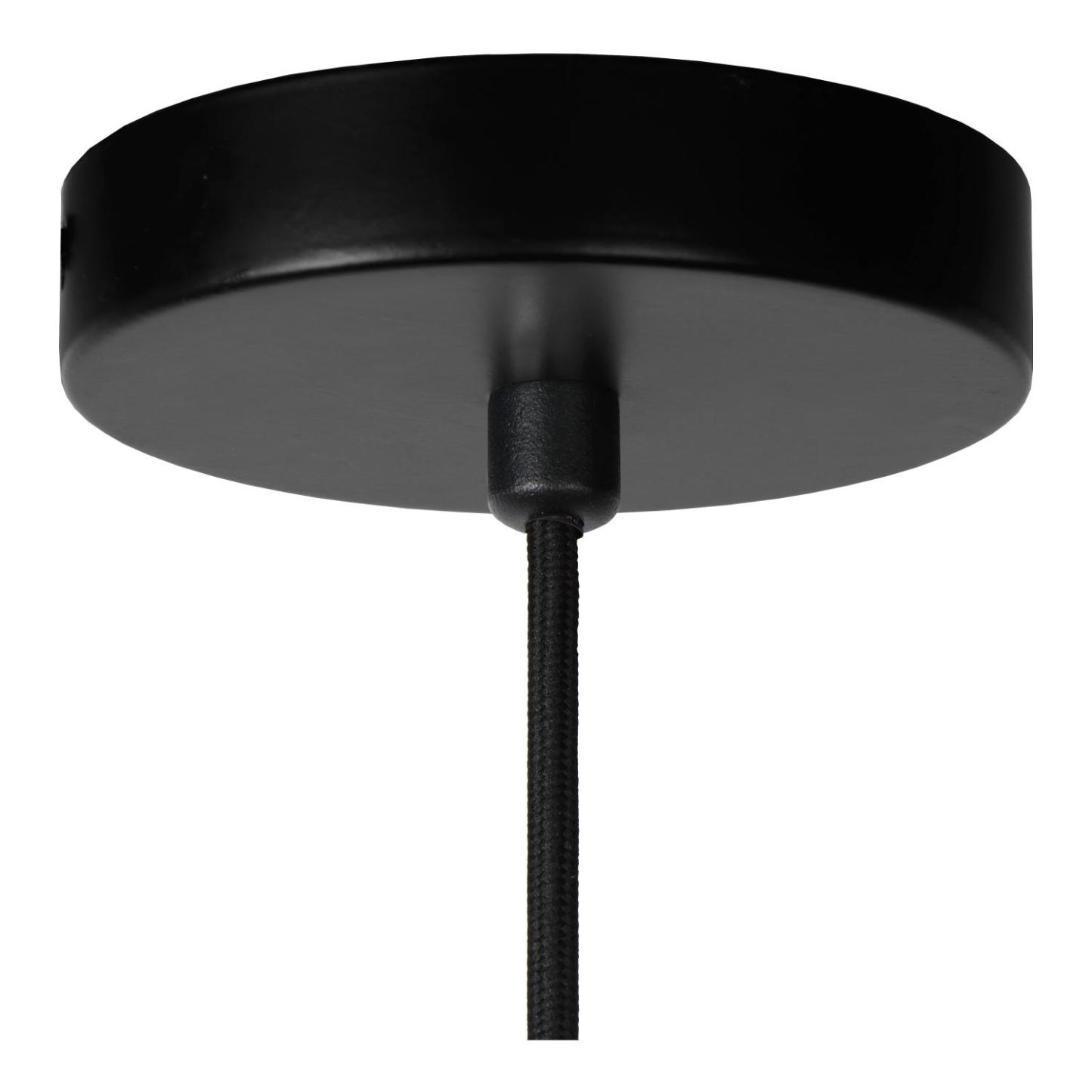 Magius Ceiling Lights - Matt Black/Natural Rattan