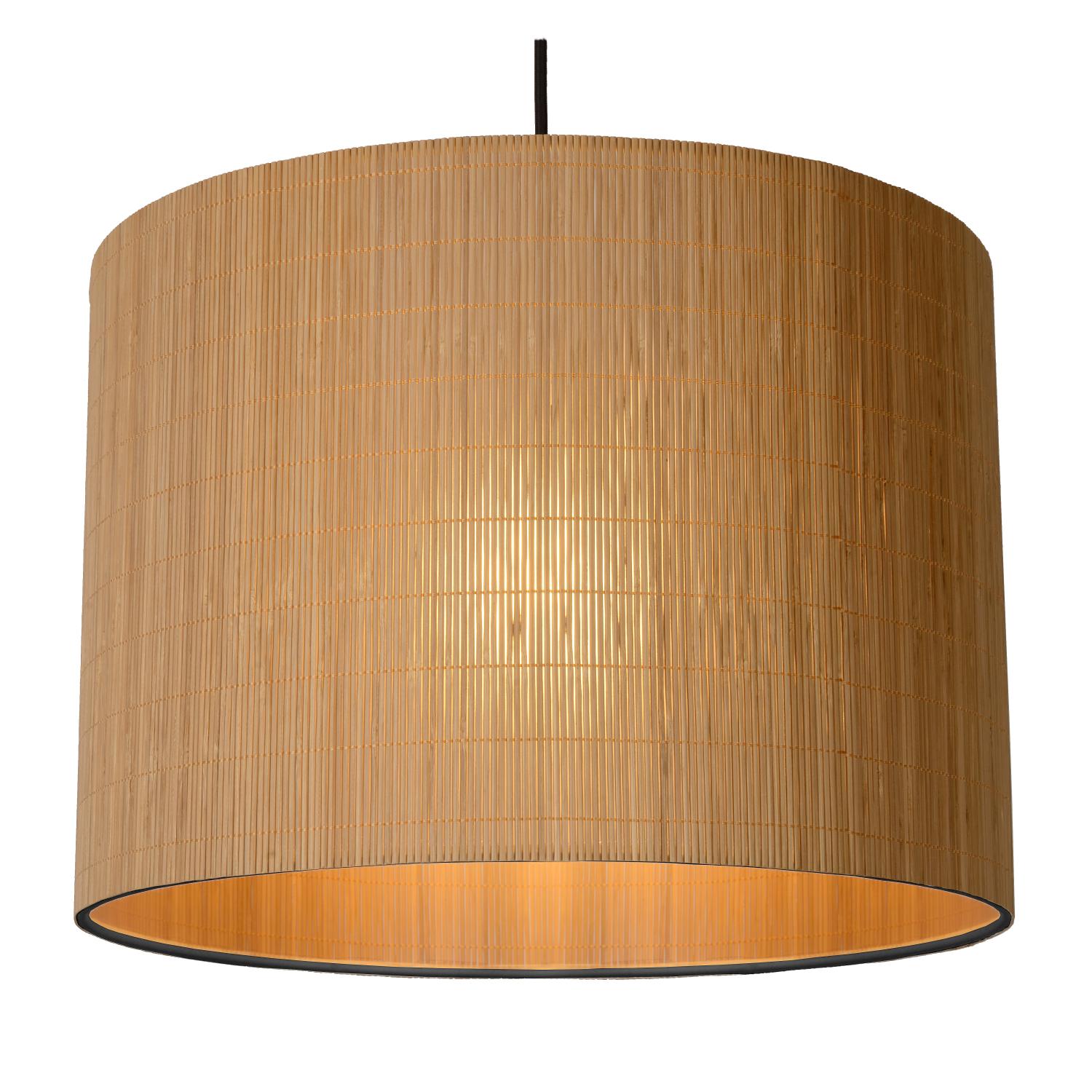 Magius Ceiling Lights - Matt Black/Natural Rattan