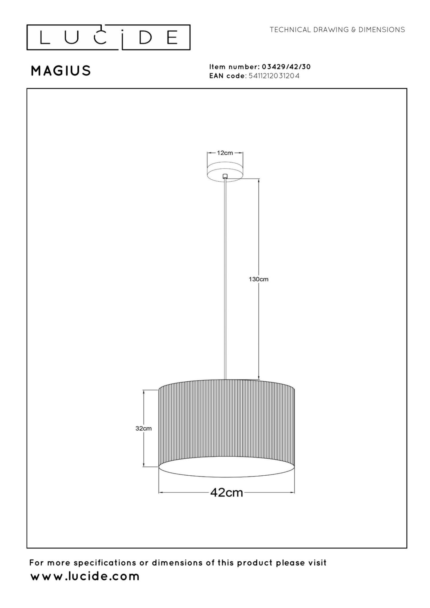 Magius Ceiling Lights - Matt Black/Natural Rattan