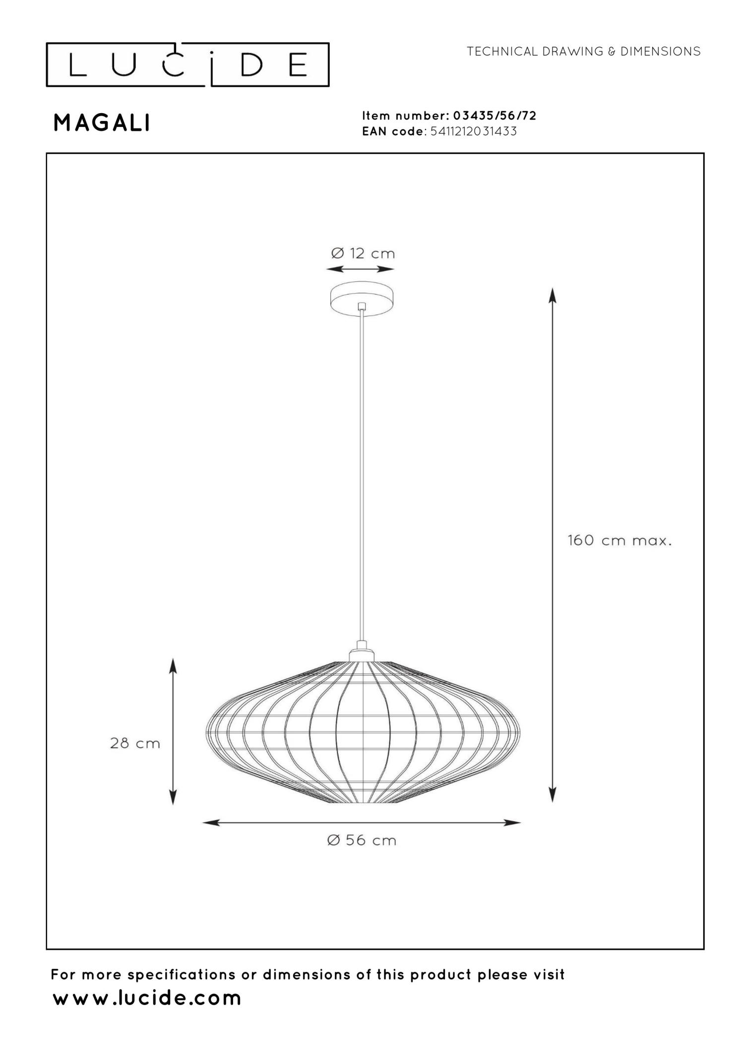 Magali Ceiling Lights - Matt Black