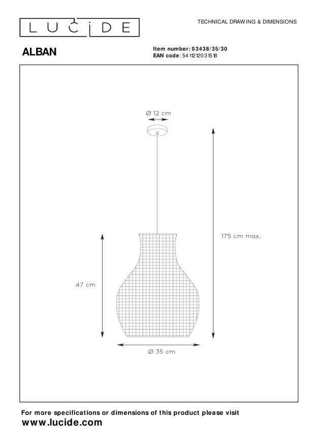 Alban Ceiling Lights - Matt Black/Black Paper