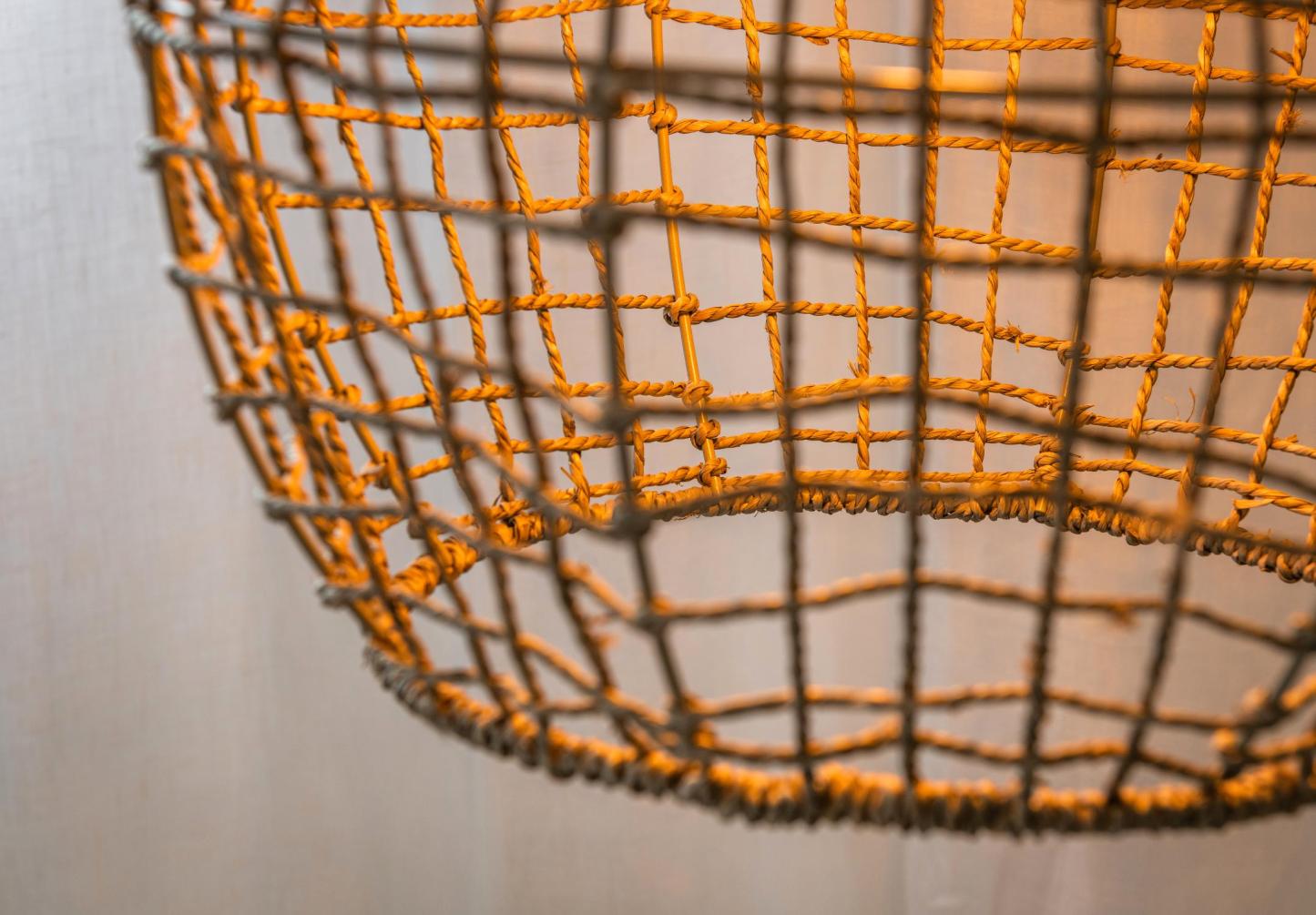 Alban Ceiling Lights - Matt Black/Black Paper