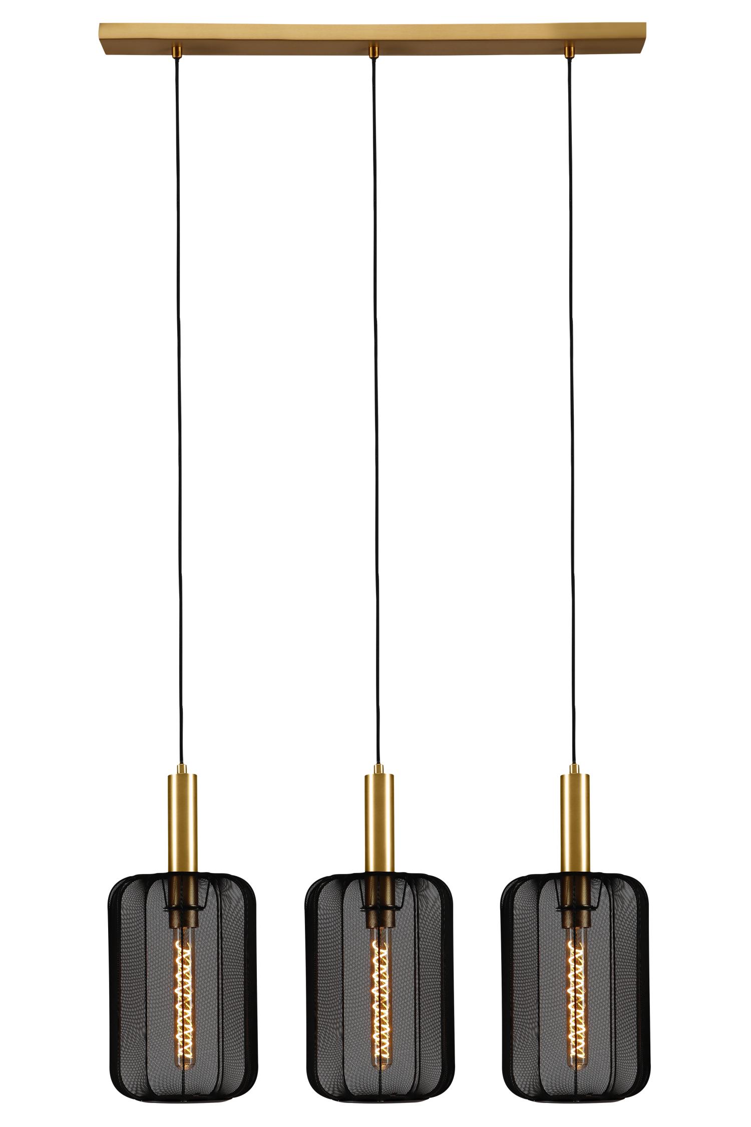 Corina Ceiling Lights - Matt Gold/Smoked Black