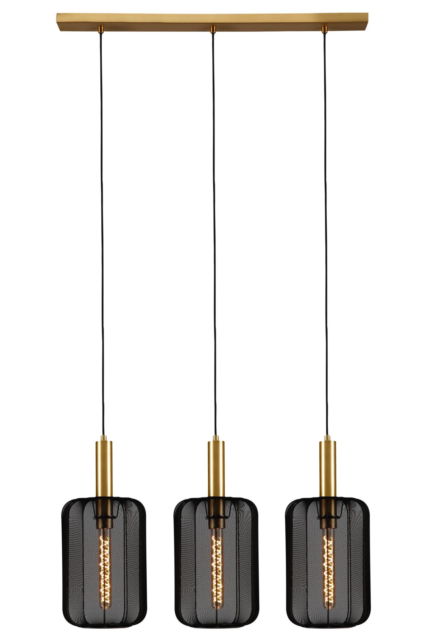 Corina Ceiling Lights - Matt Gold/Smoked Black