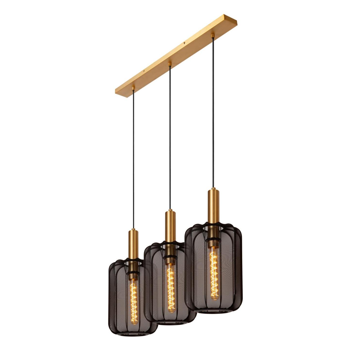 Corina Ceiling Lights - Matt Gold/Smoked Black