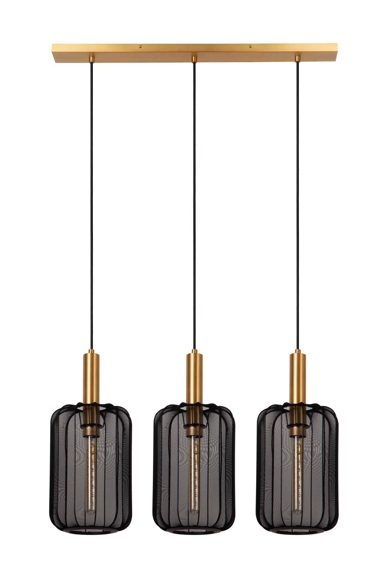 Corina Ceiling Lights - Matt Gold/Smoked Black
