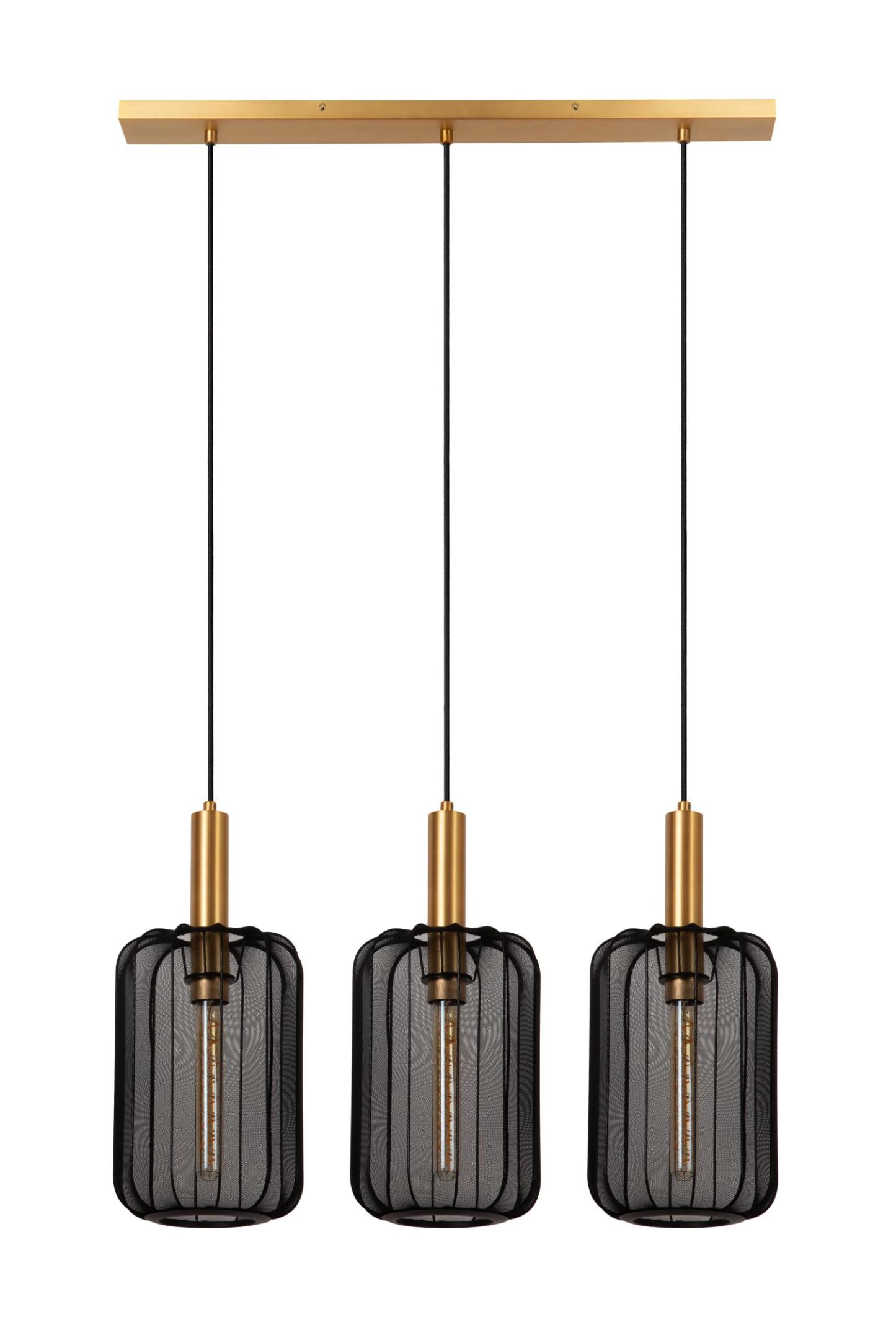 Corina Ceiling Lights - Matt Gold/Smoked Black