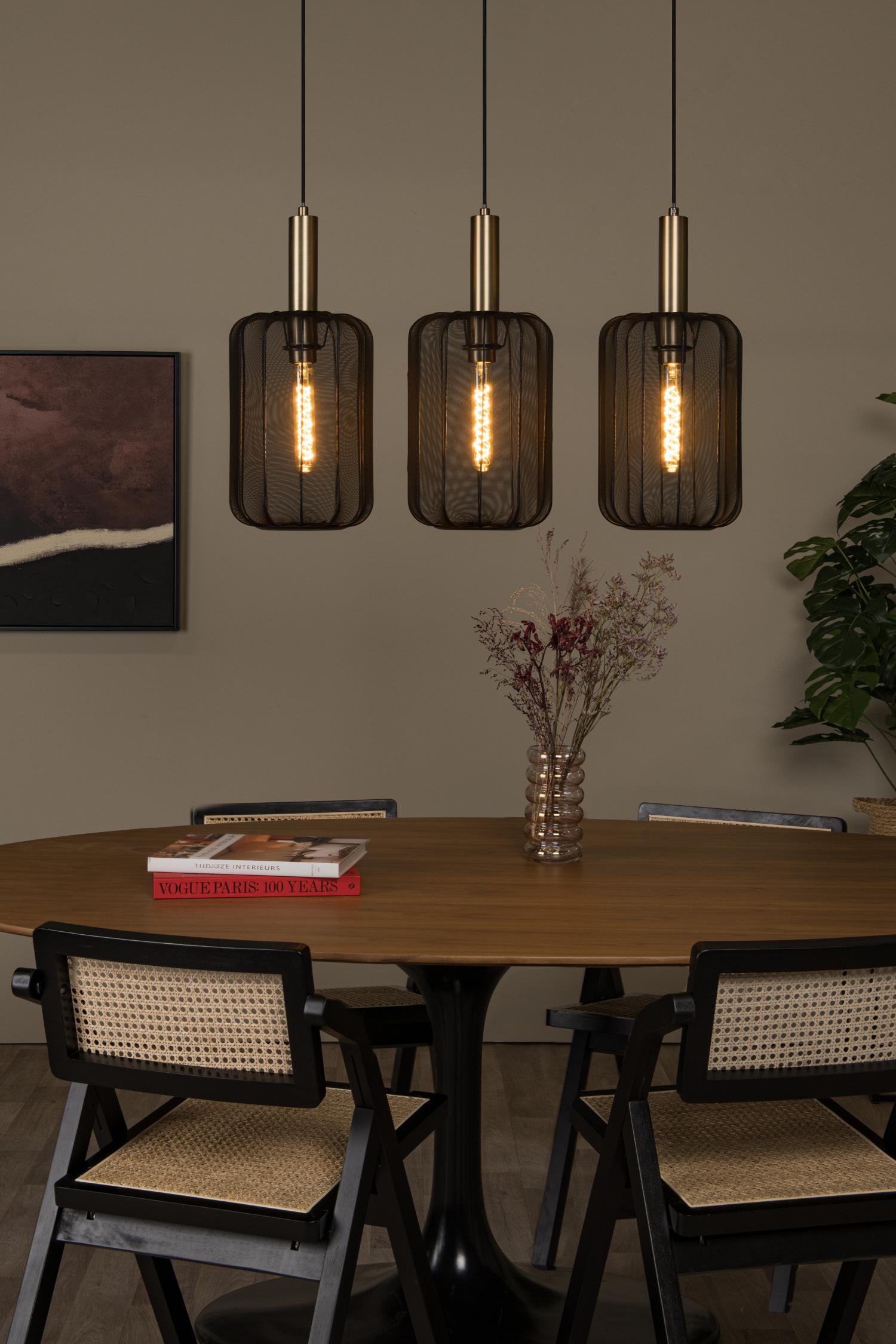 Corina Ceiling Lights - Matt Gold/Smoked Black