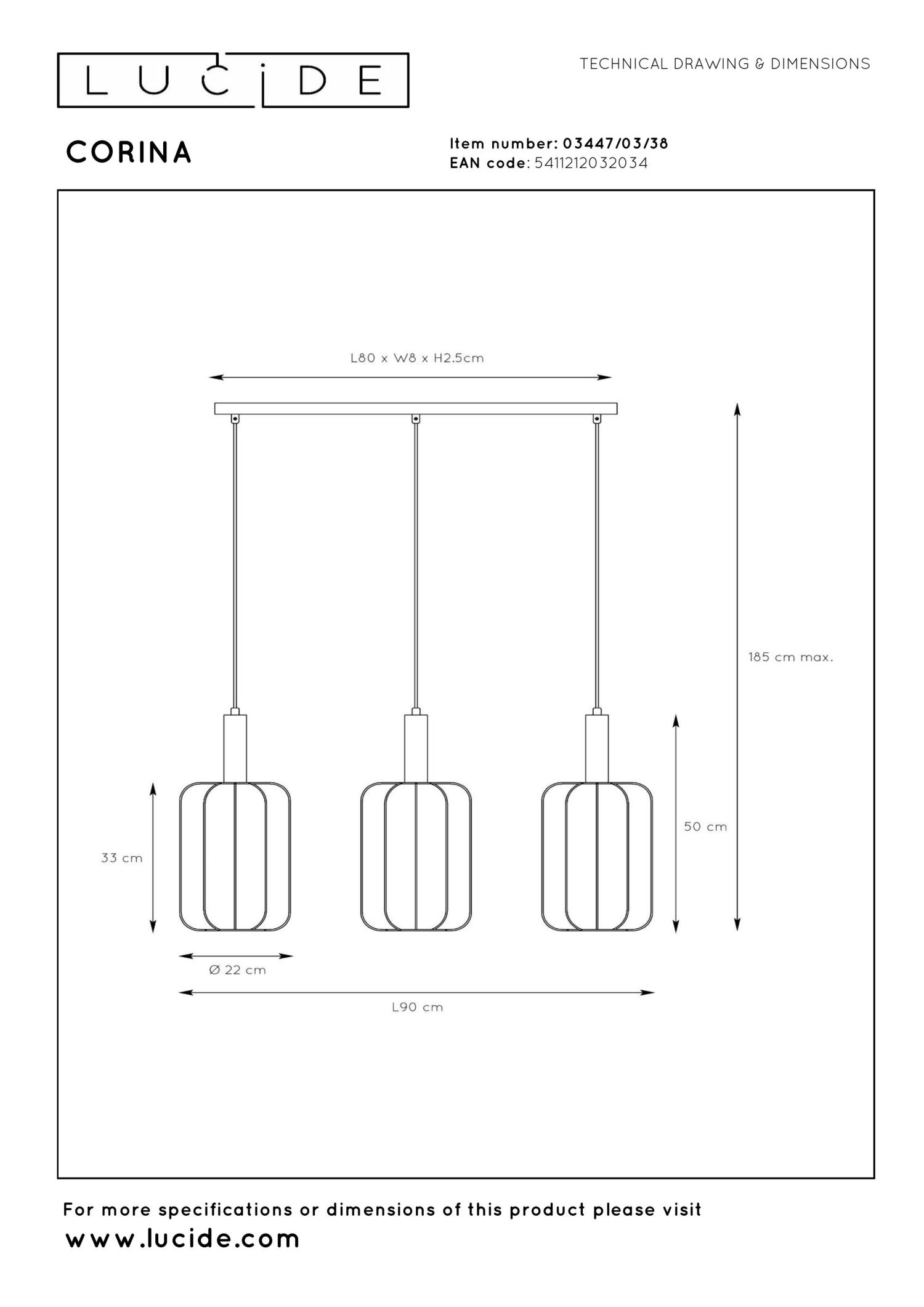 Corina Ceiling Lights - Matt Gold/Smoked Black