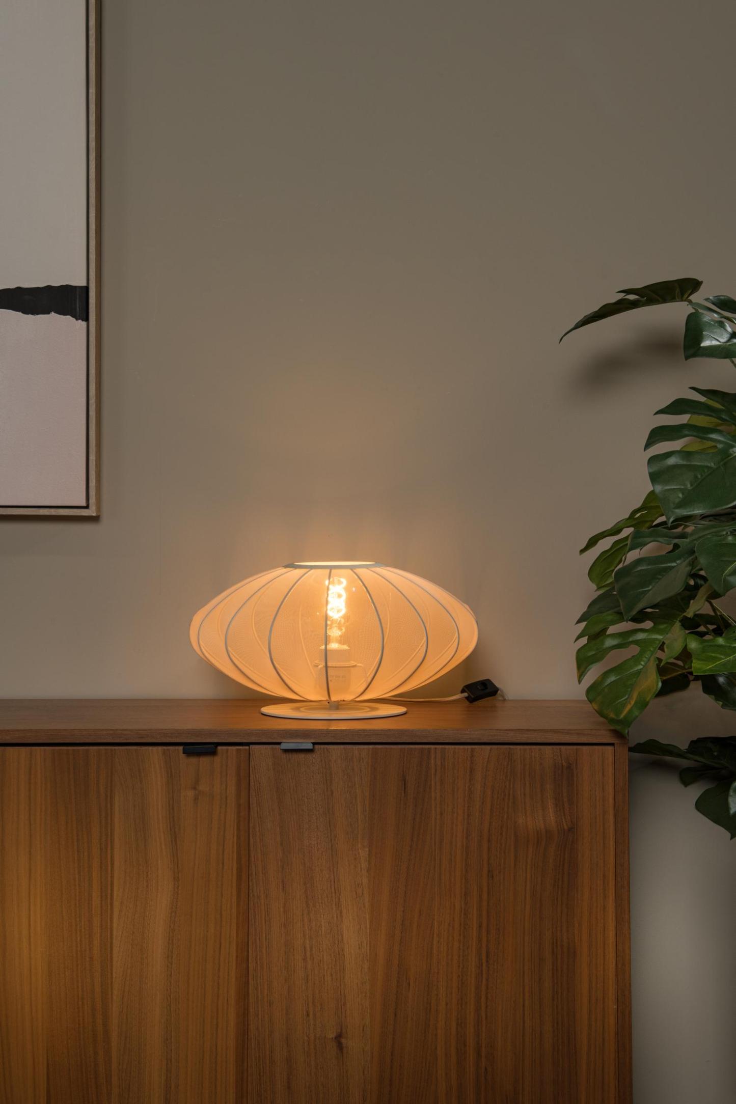 Corina Table Lamp - Matt Gold/Smoked Black