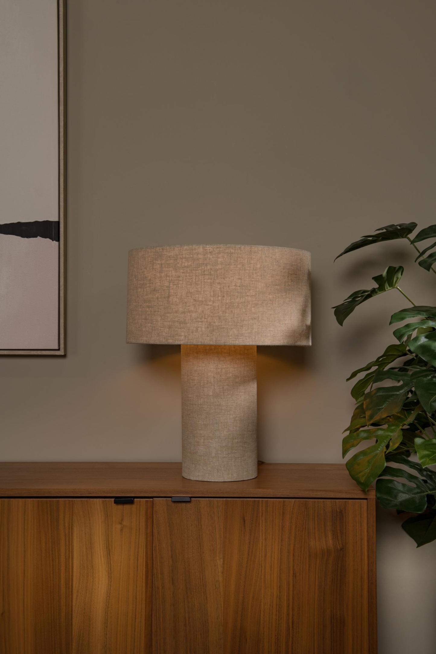 Leeroy Table Lamp - Taupe