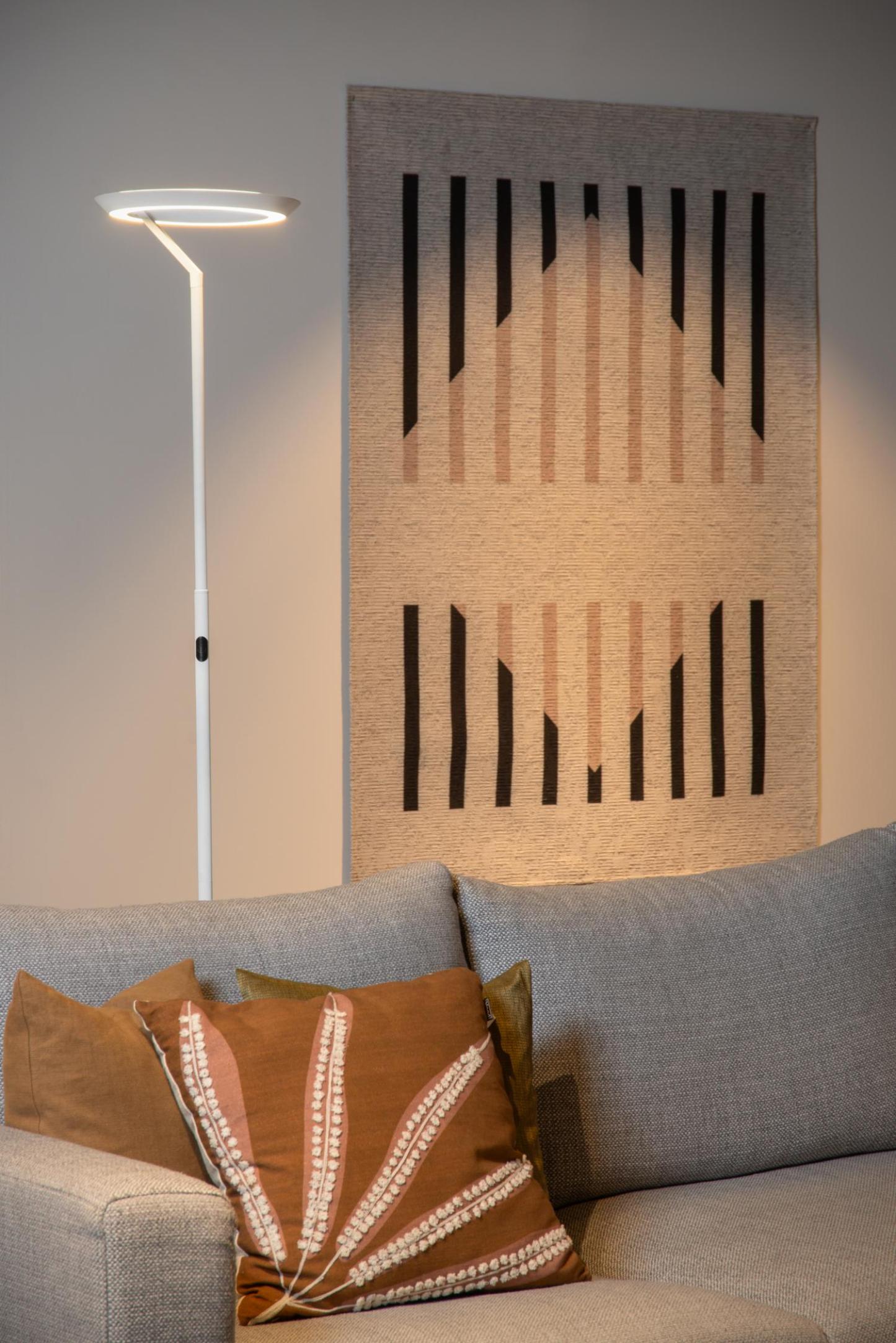 Celeste Floor Lamp - Brushed Gold/Opal