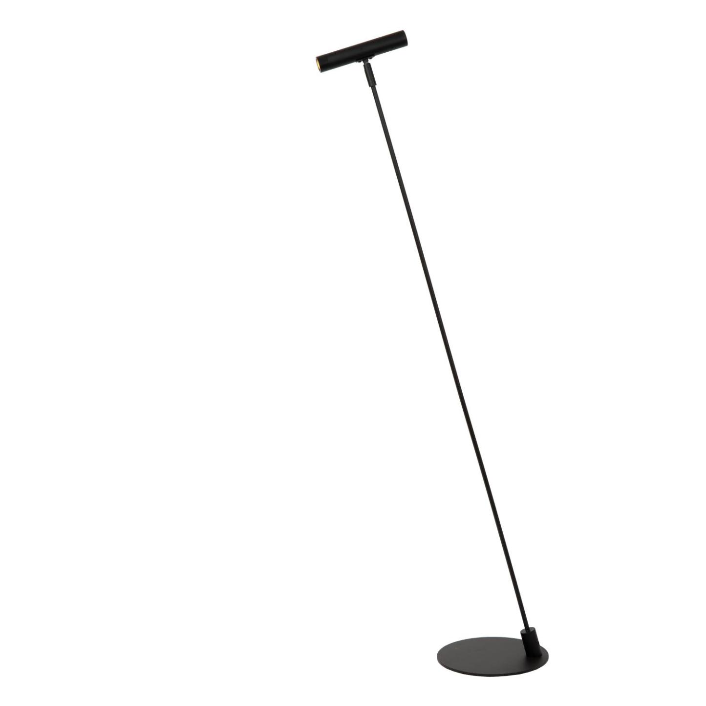Alec Floor Lamp - Matt Black/Clear Glass