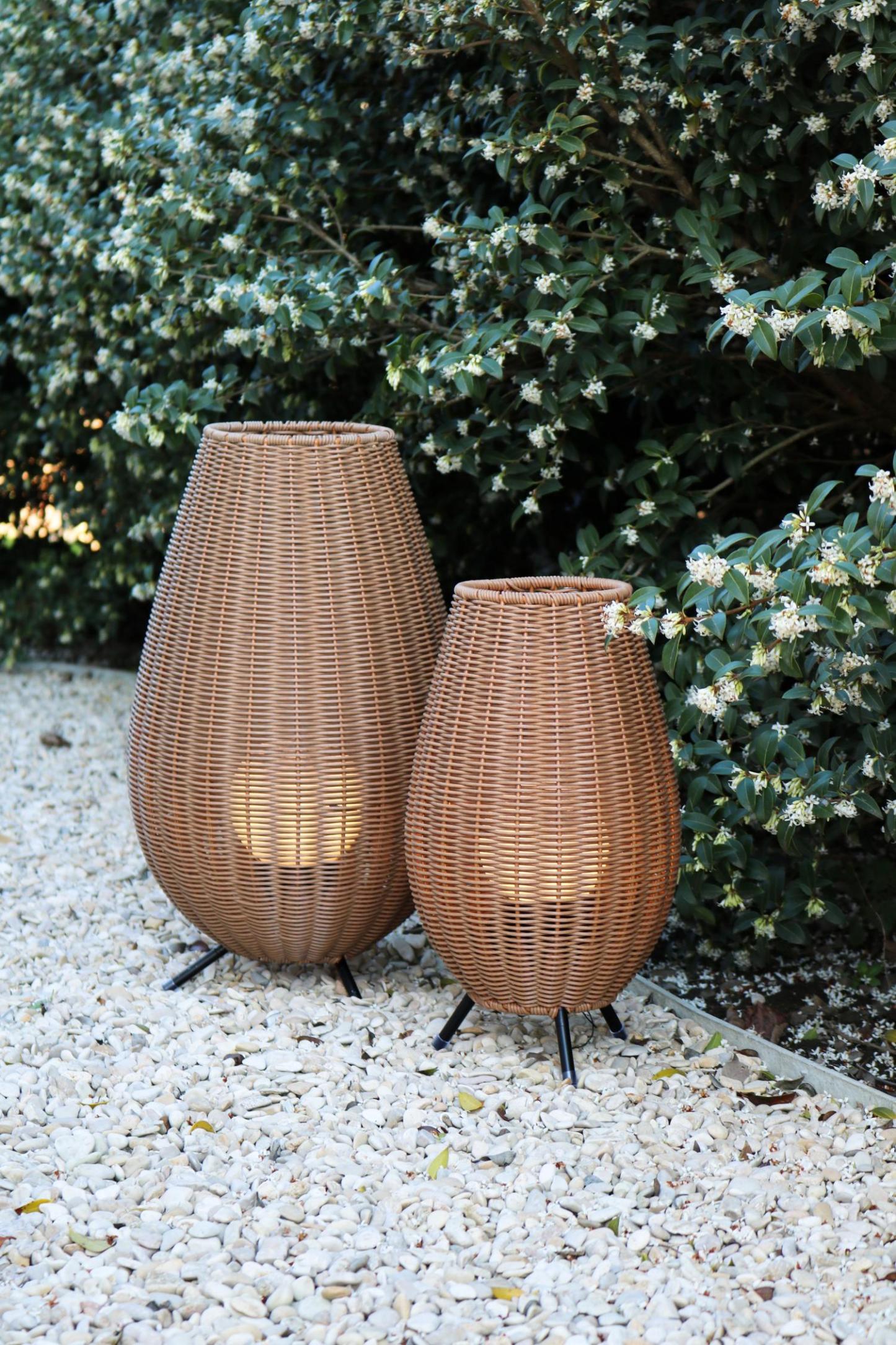 Colin Outdoor Lights - Matt Black/Opal