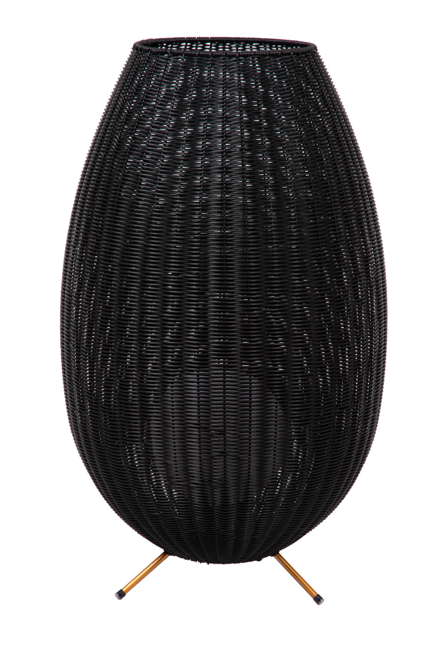 Colin Outdoor Lights - Matt Black/Opal