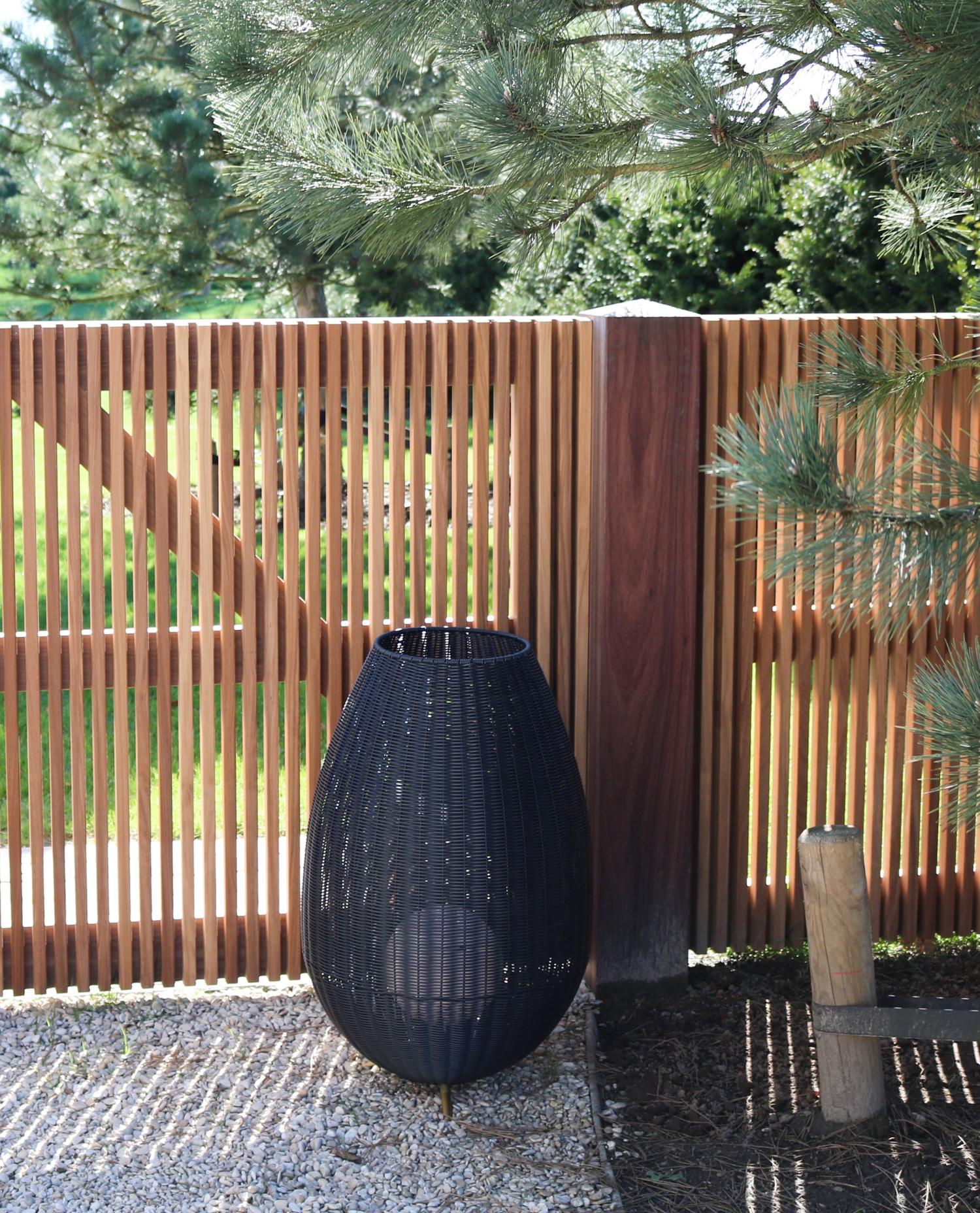 Colin Outdoor Lights - Matt Black/Opal