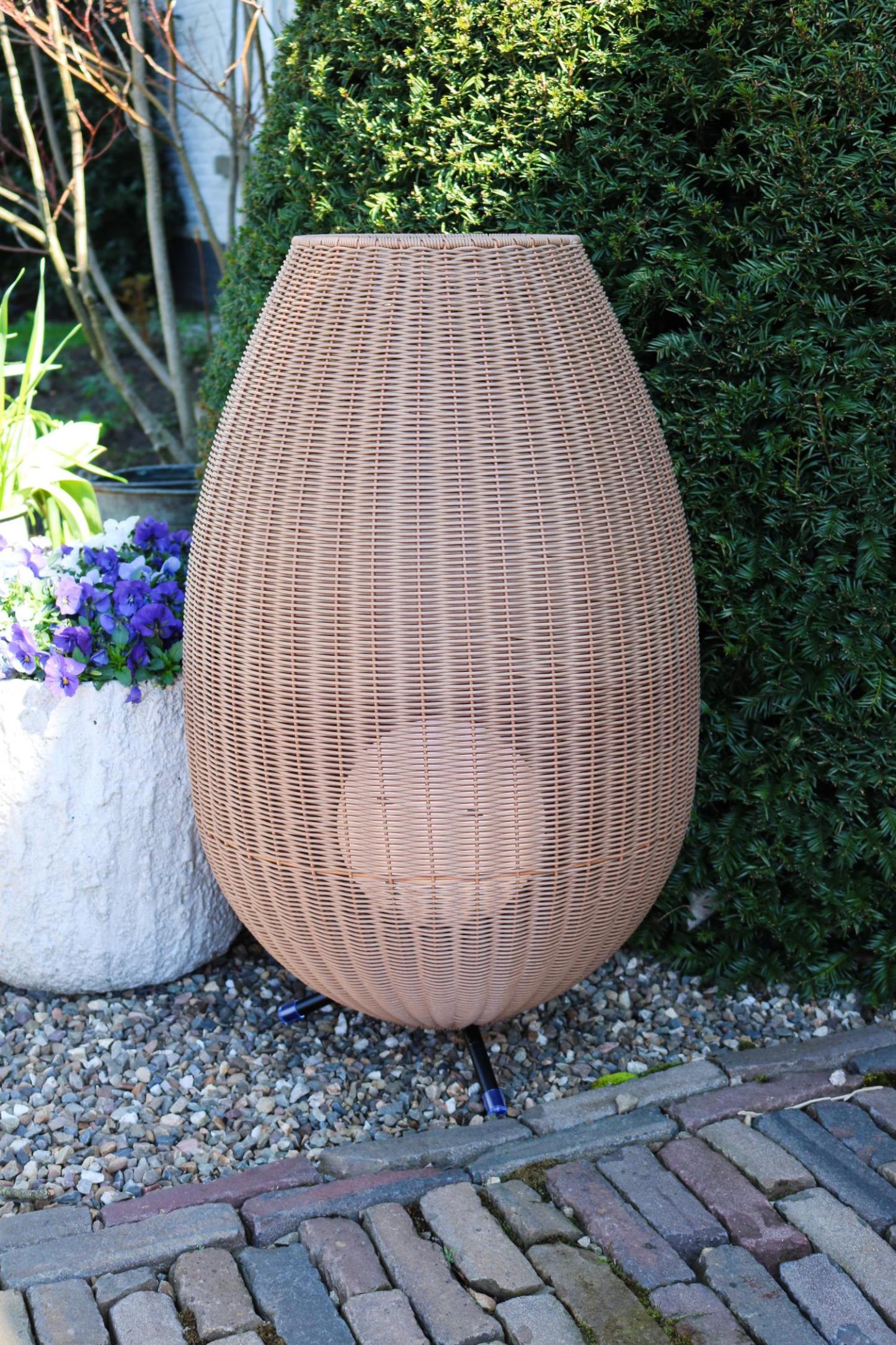 Colin Outdoor Lights - Matt Black/Opal