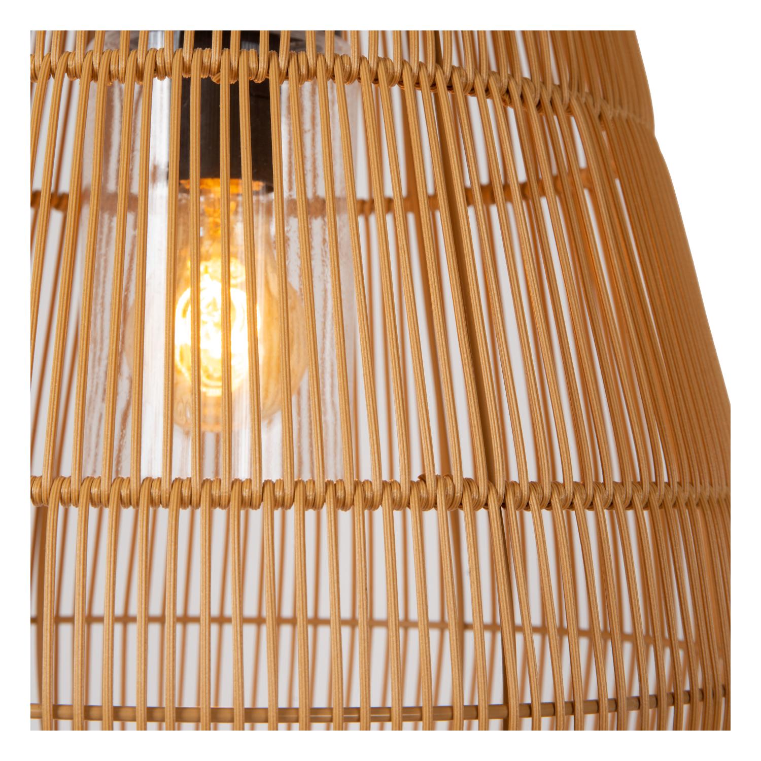 Nerida Outdoor Lights - Matt Black/Black Rattan