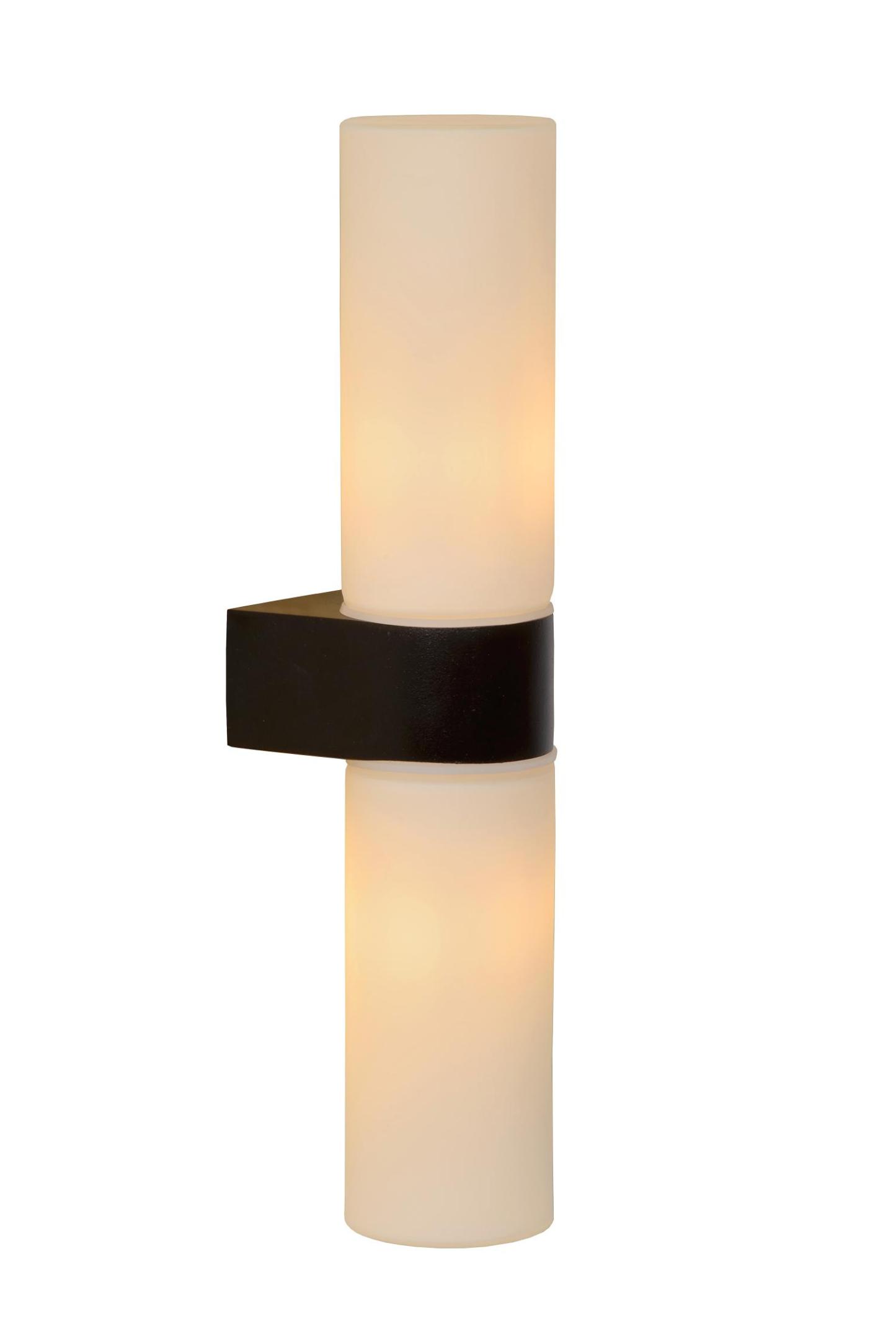 Jesse Wall Lights - Matt Black/Opal