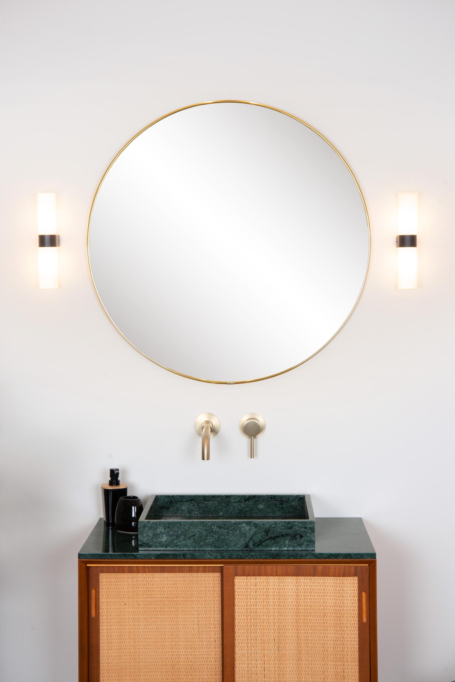 Jesse Wall Lights - Matt Black/Opal