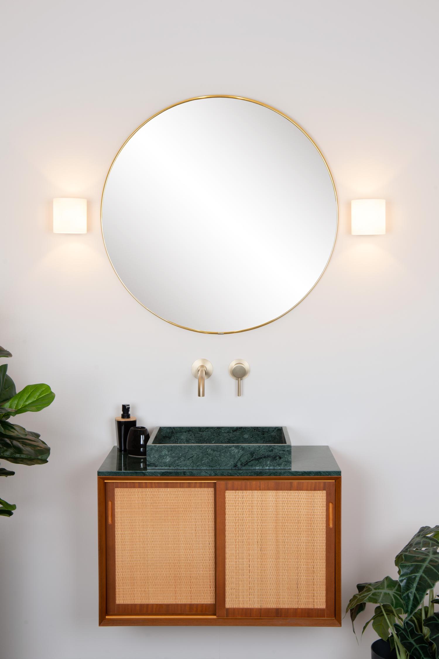 Jelte Wall Lights - Matt Black/Opal