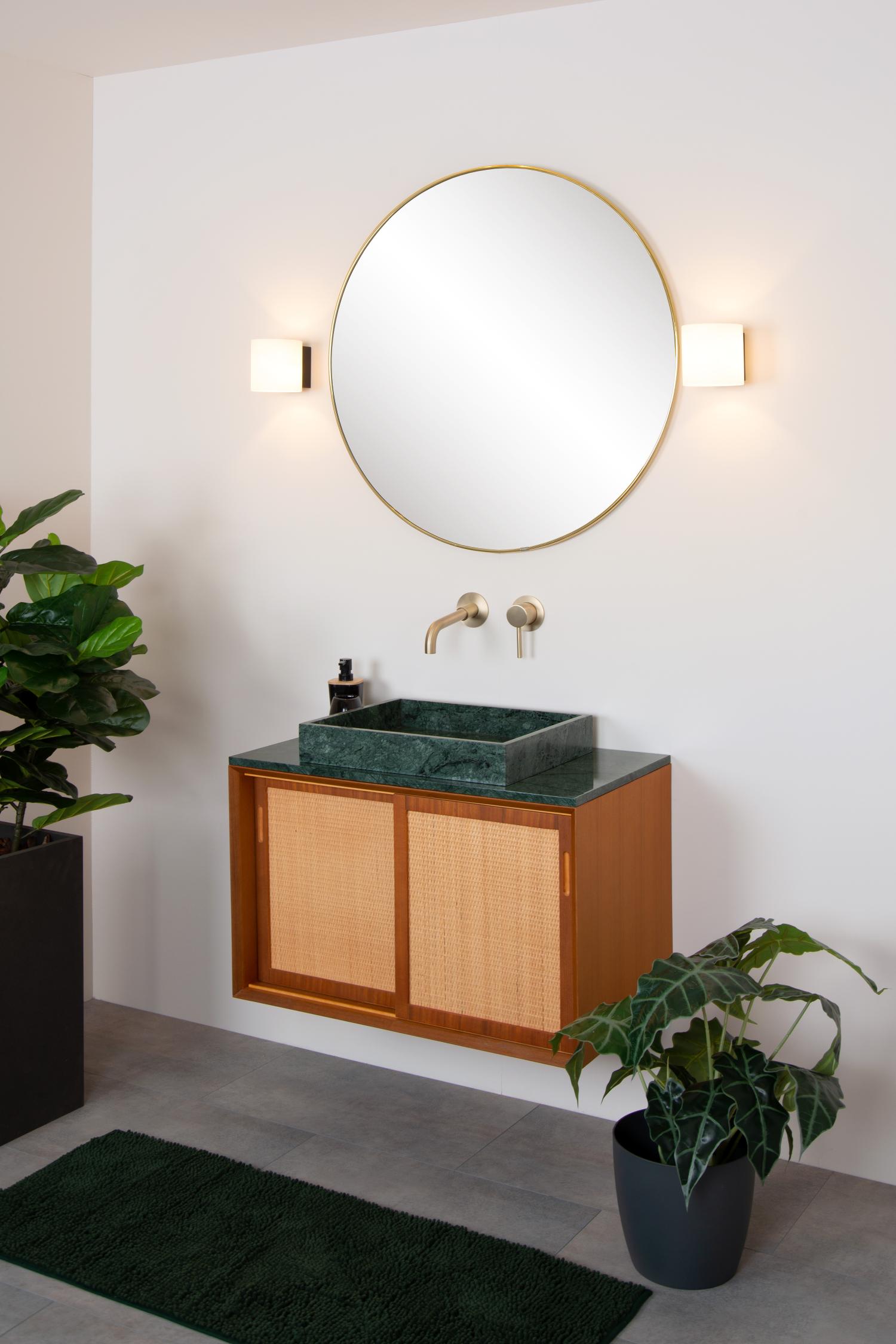 Jelte Wall Lights - Matt Black/Opal