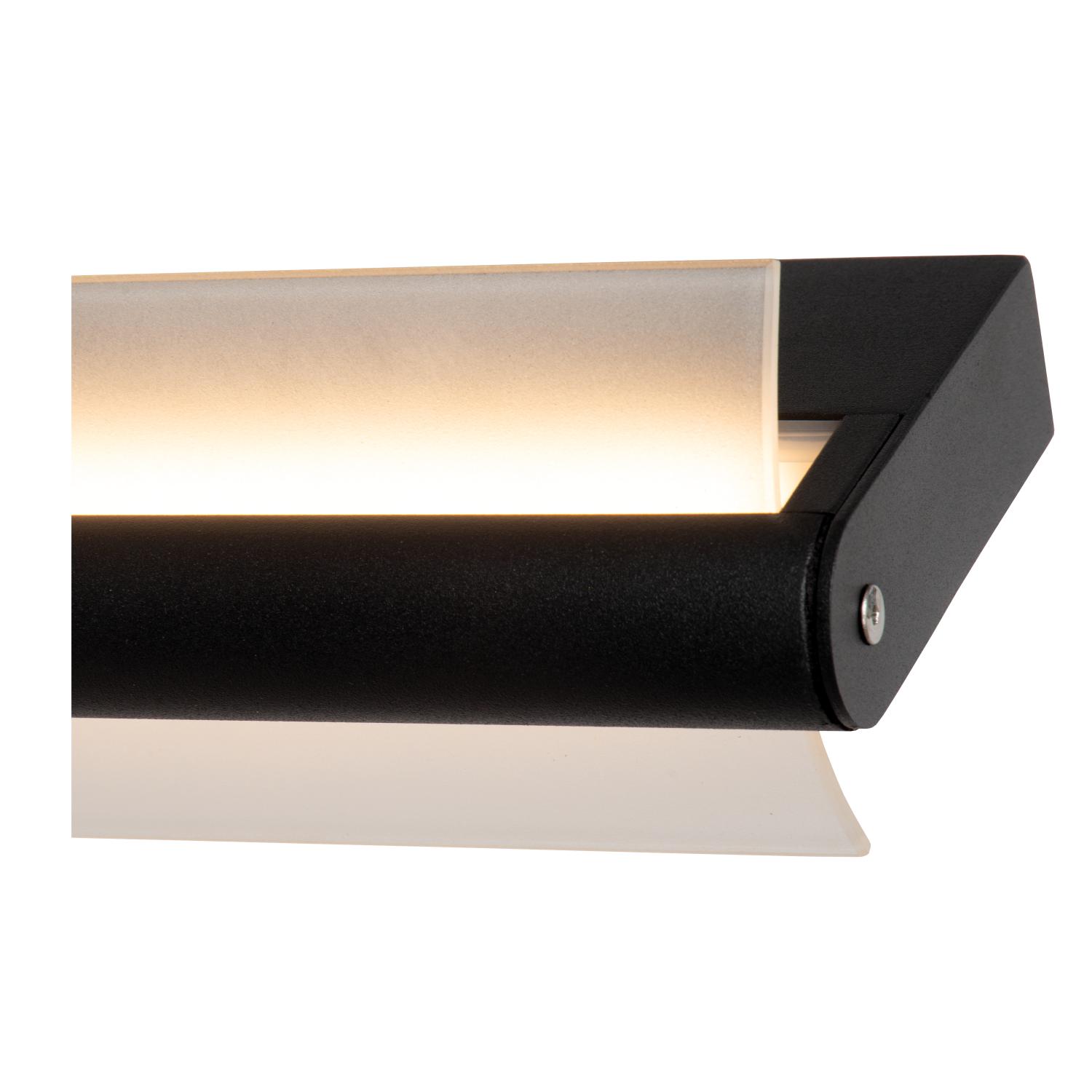 Wanda Wall Lights - Matt Black/Frosted Glass