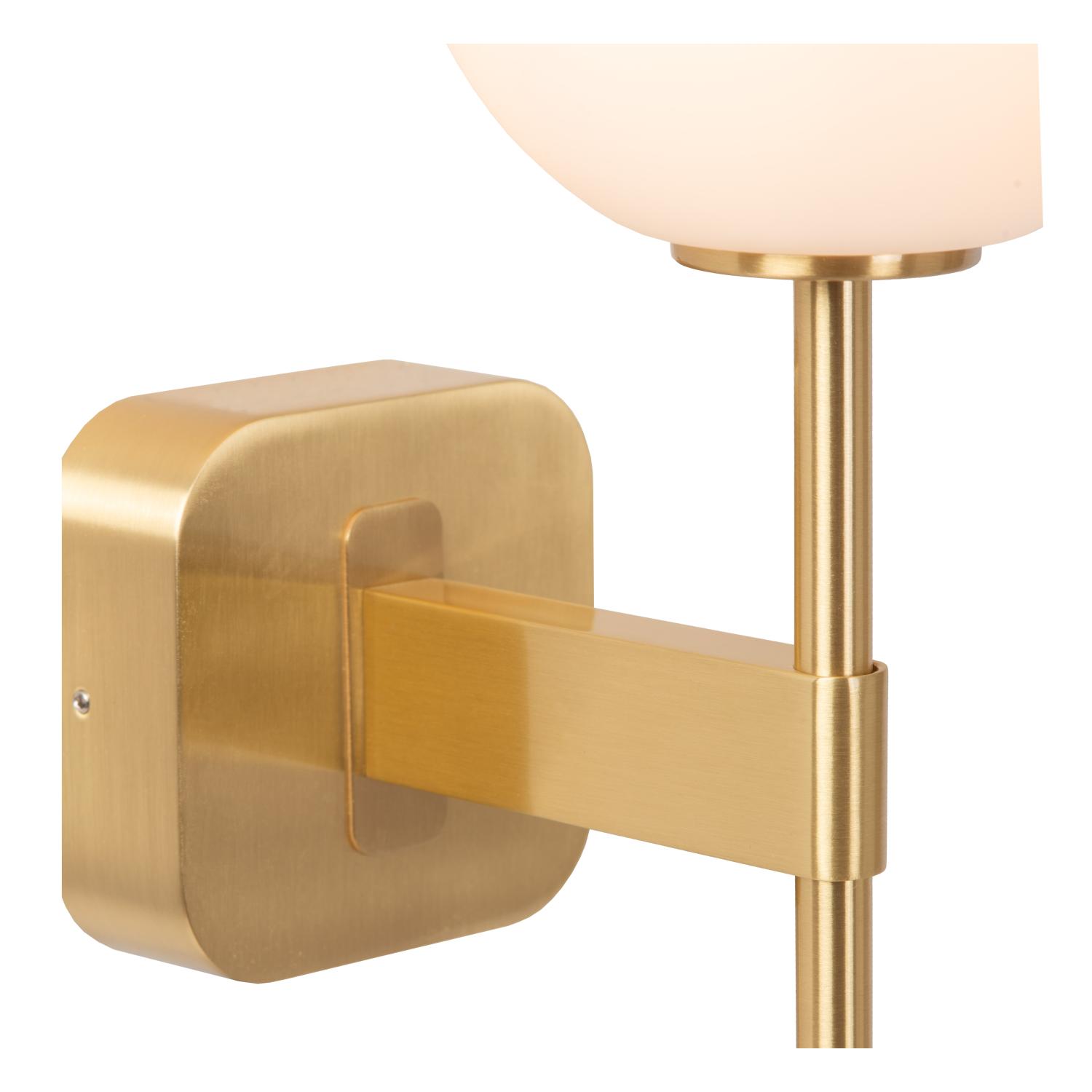 Elda Wall Lights - Brushed Gold/Opal