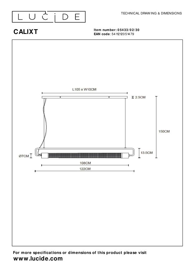 Calixt Ceiling Lights - Matt Black