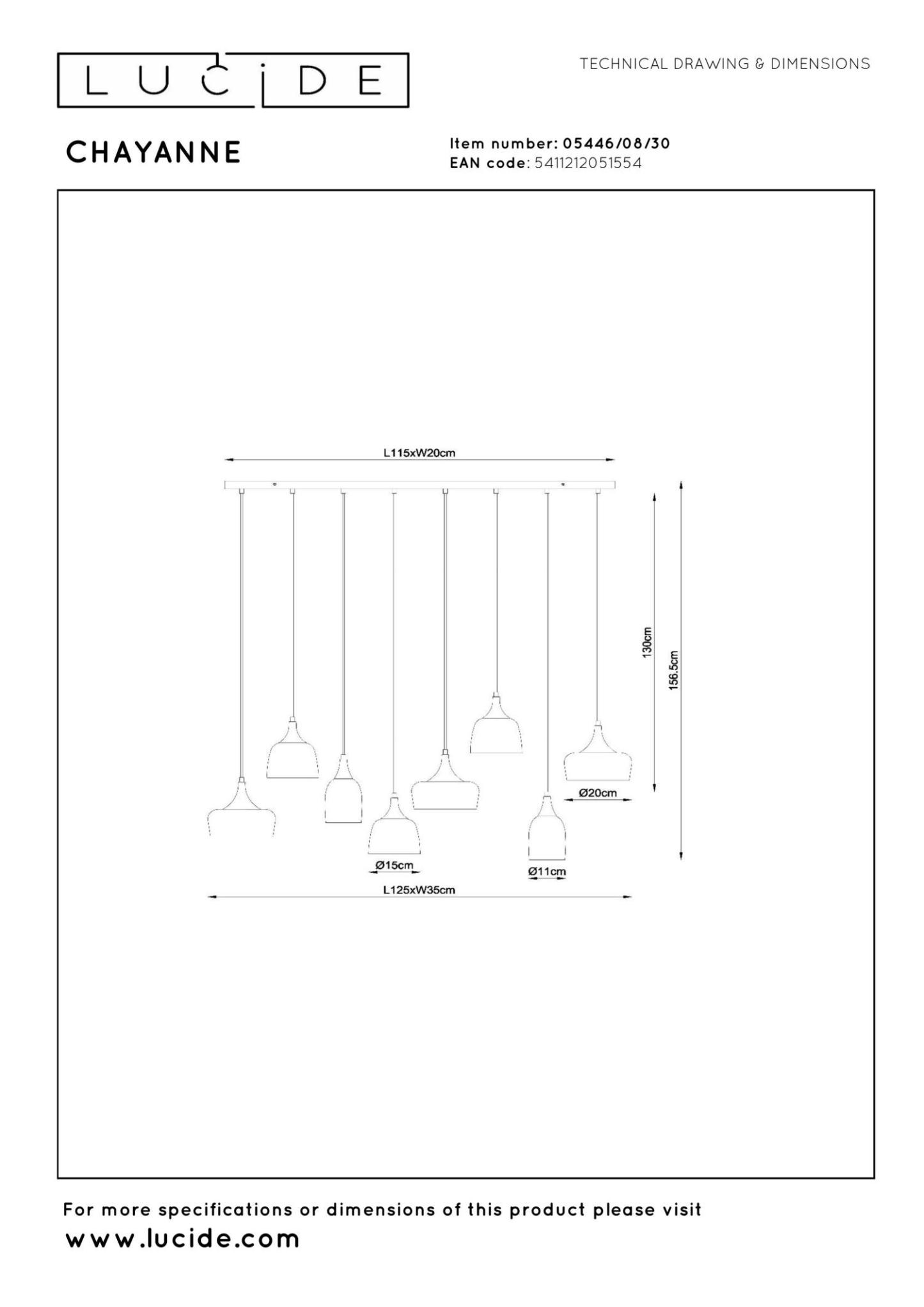 Chayanne Ceiling Lights - Matt Black