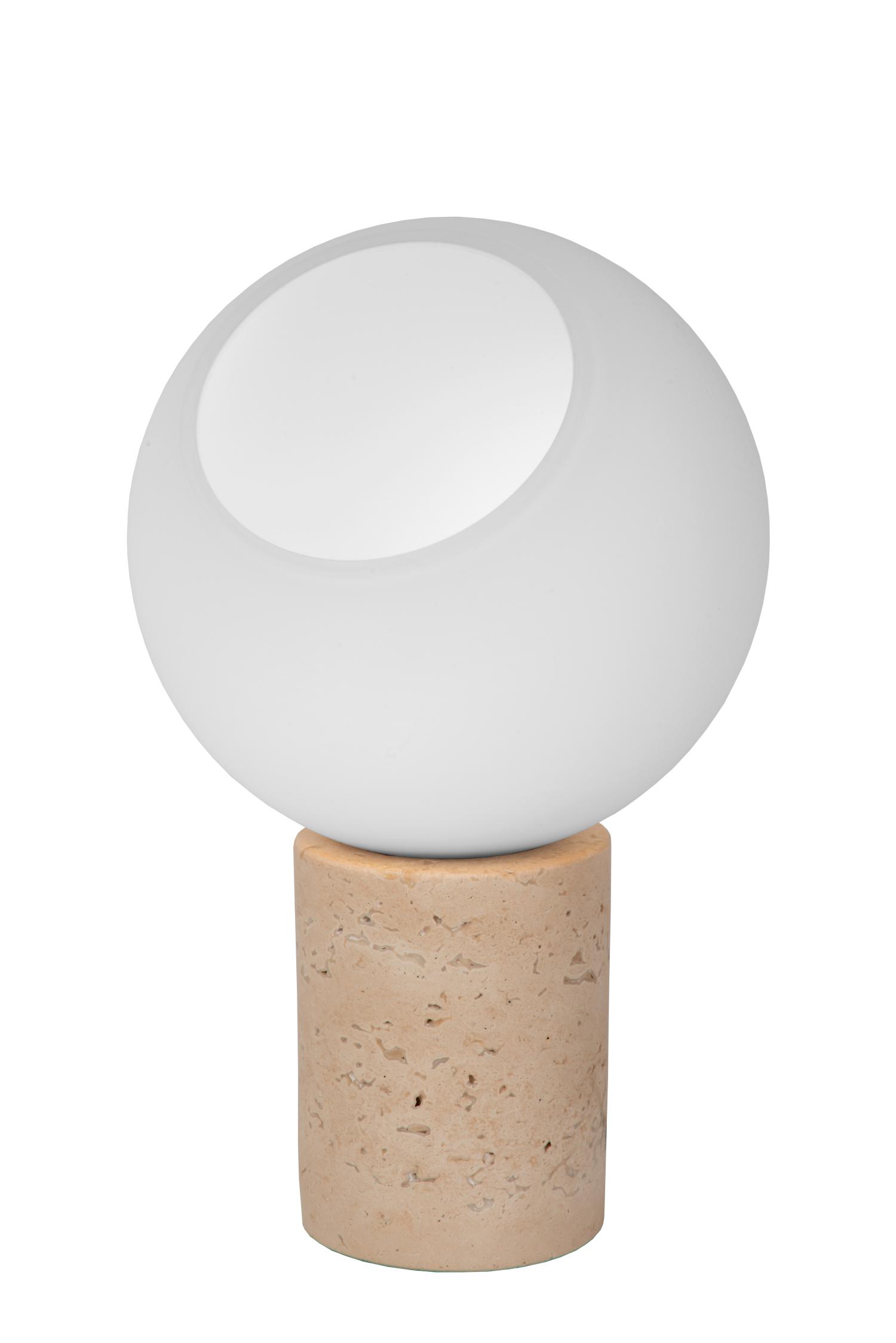 Davin Table Lamp - Taupe/Opal