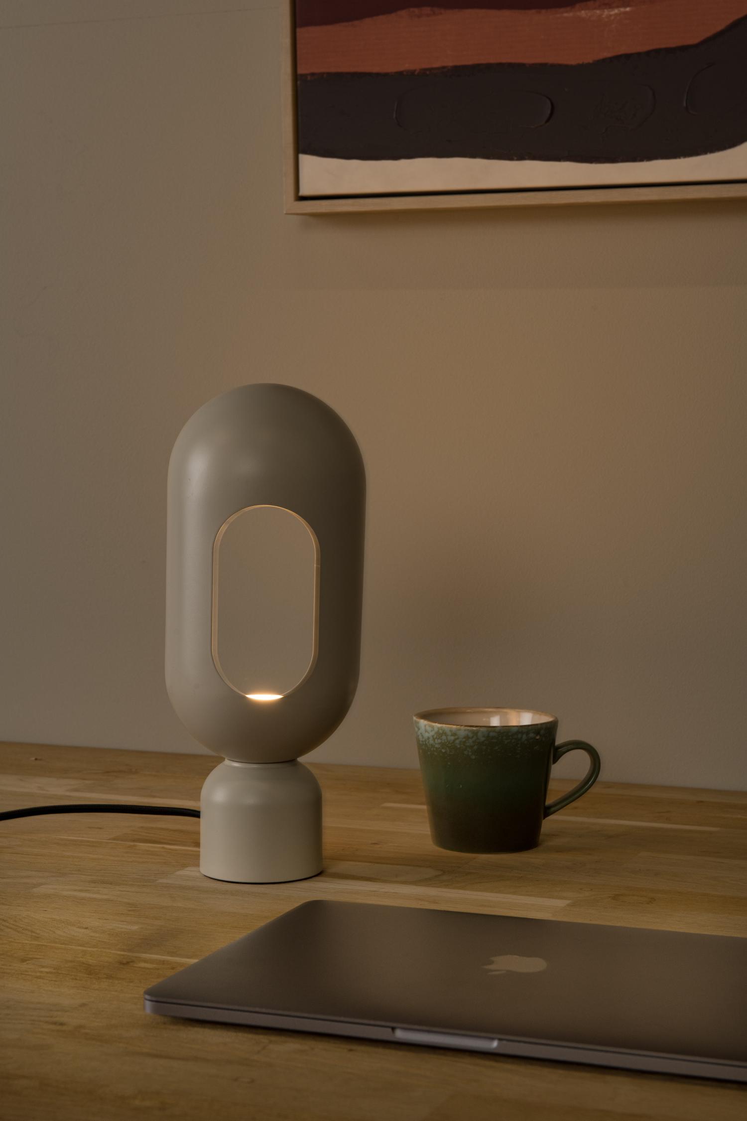 Barris Table Lamp - Taupe