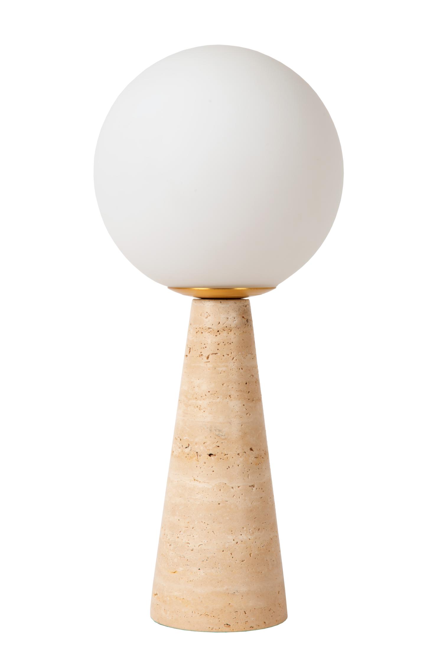 Evin Table Lamp - Taupe/Opal
