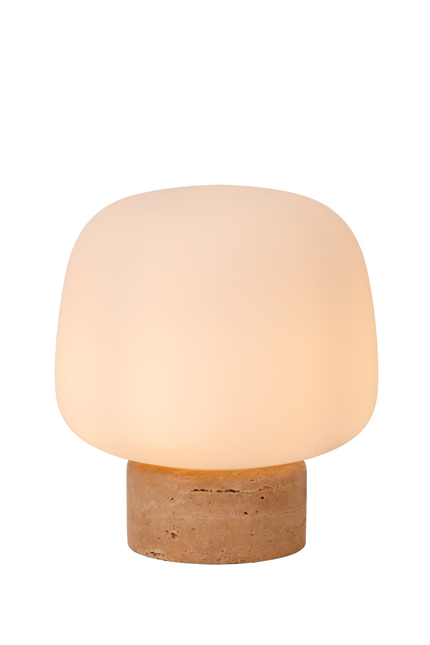 Anston Table Lamp - Taupe/Opal
