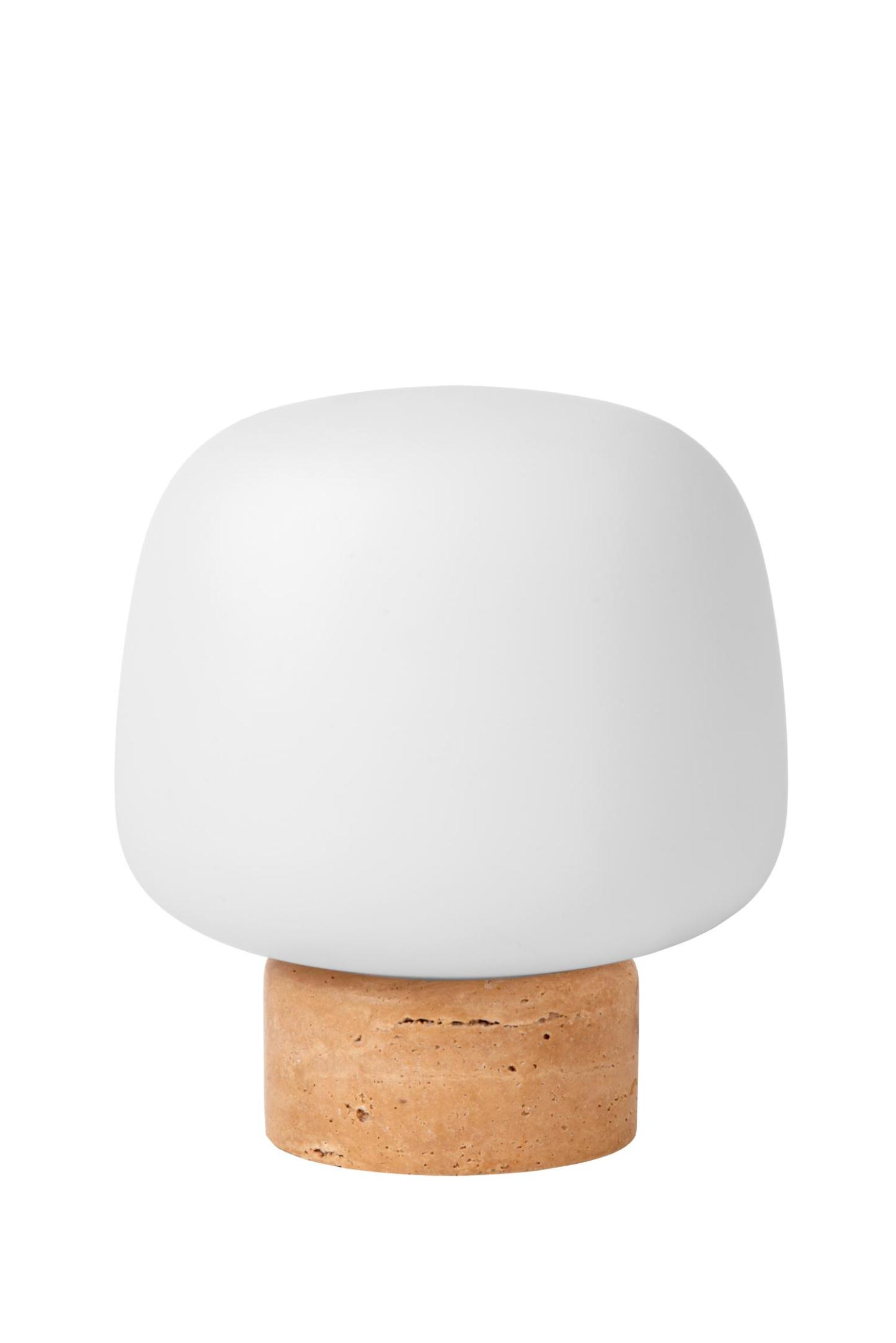 Anston Table Lamp - Taupe/Opal